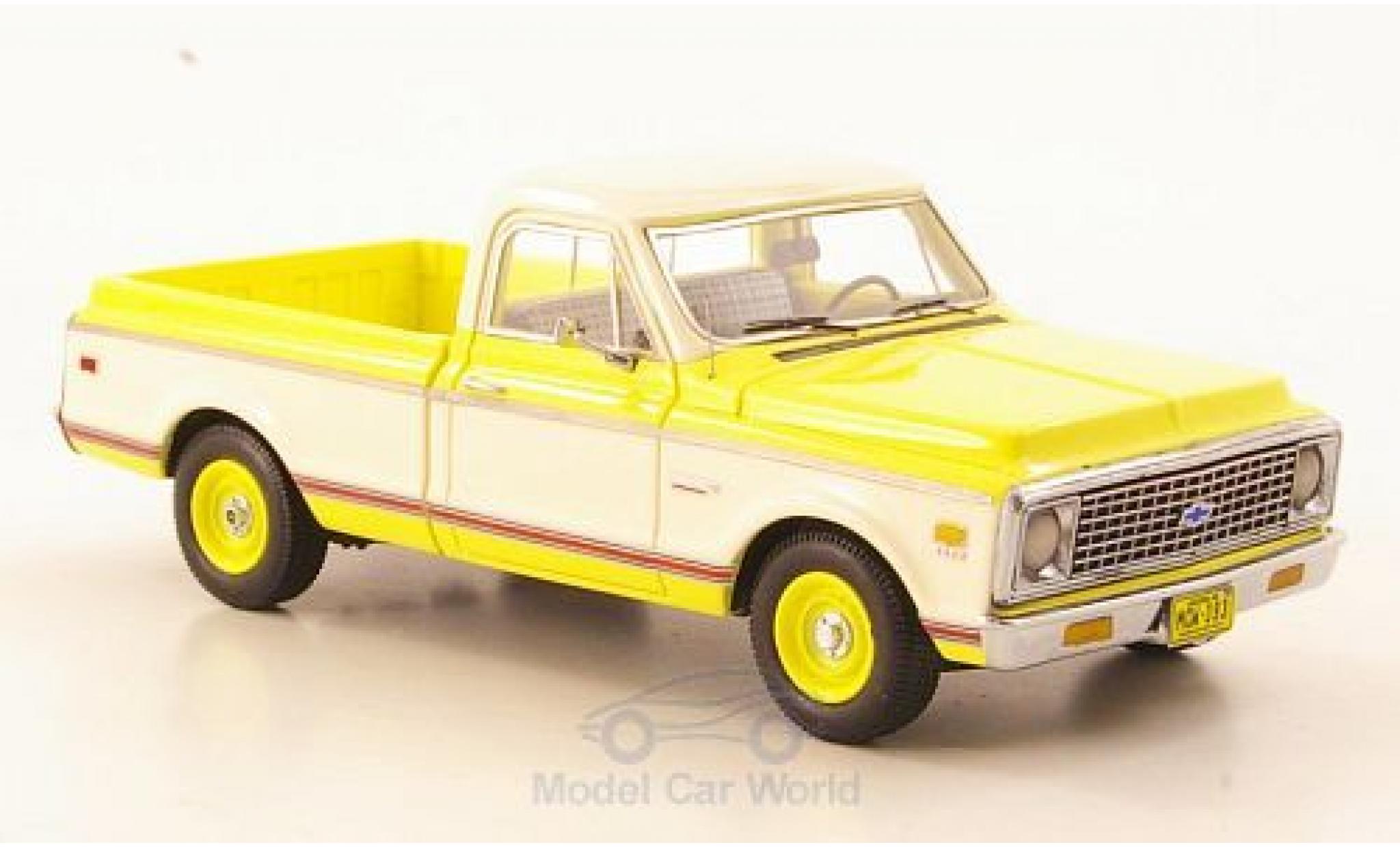 Chevrolet C-10 1/43 Neo yellow/white 1971 diecast model cars