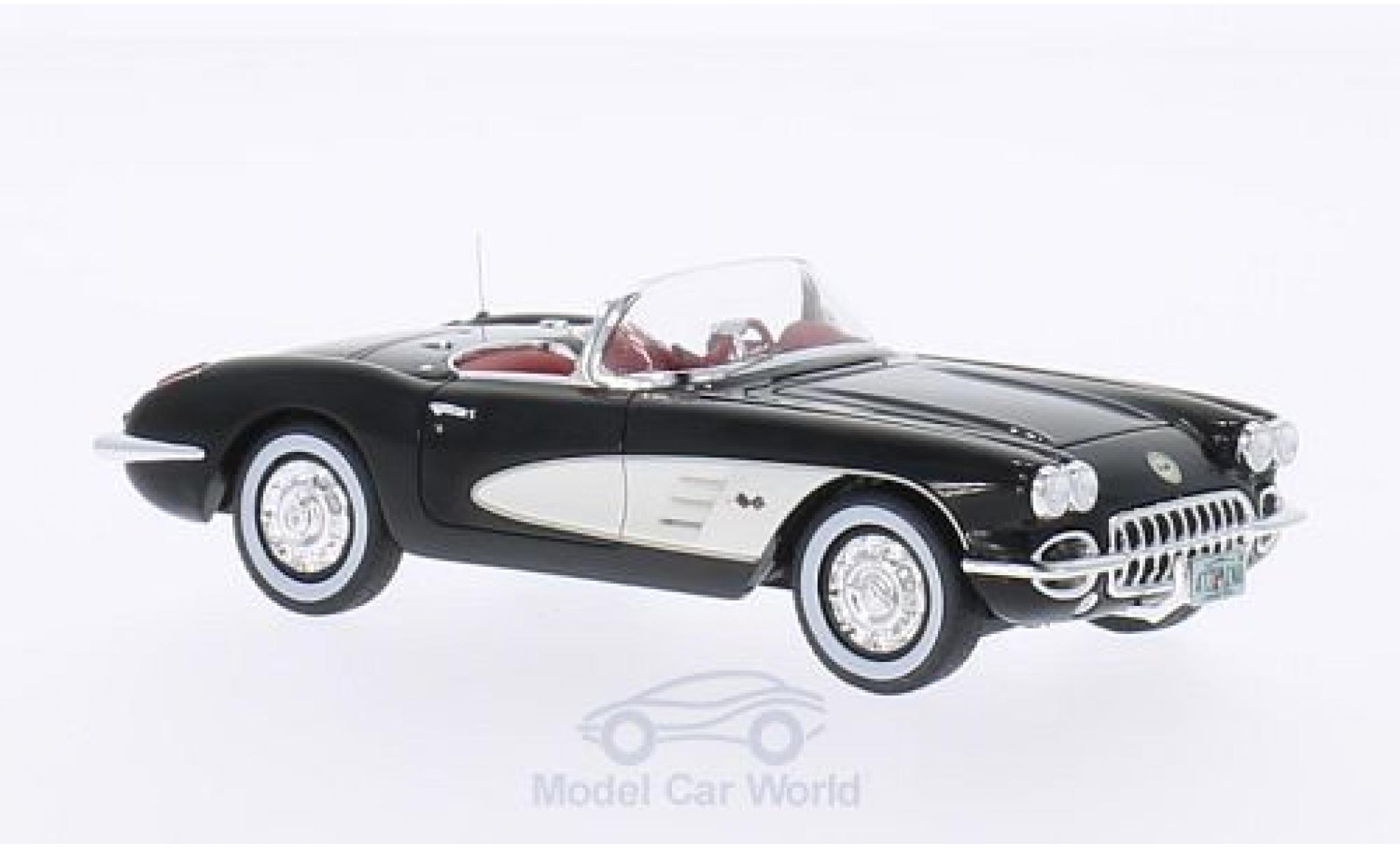 Chevrolet Corvette 1/43 Neo C1 black/white 1959 diecast model cars