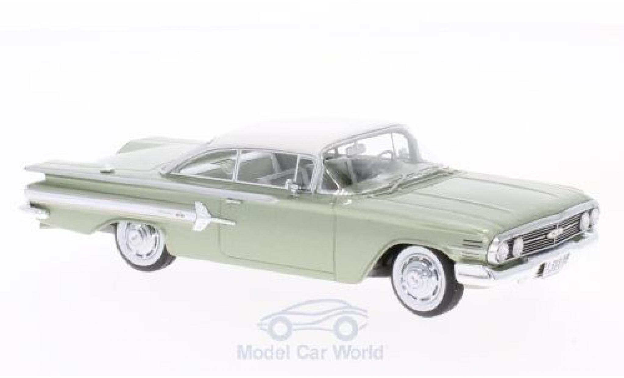 Chevrolet Impala 1960 1/43 Neo Sport Coupe metallic green/white 1960 diecast model cars