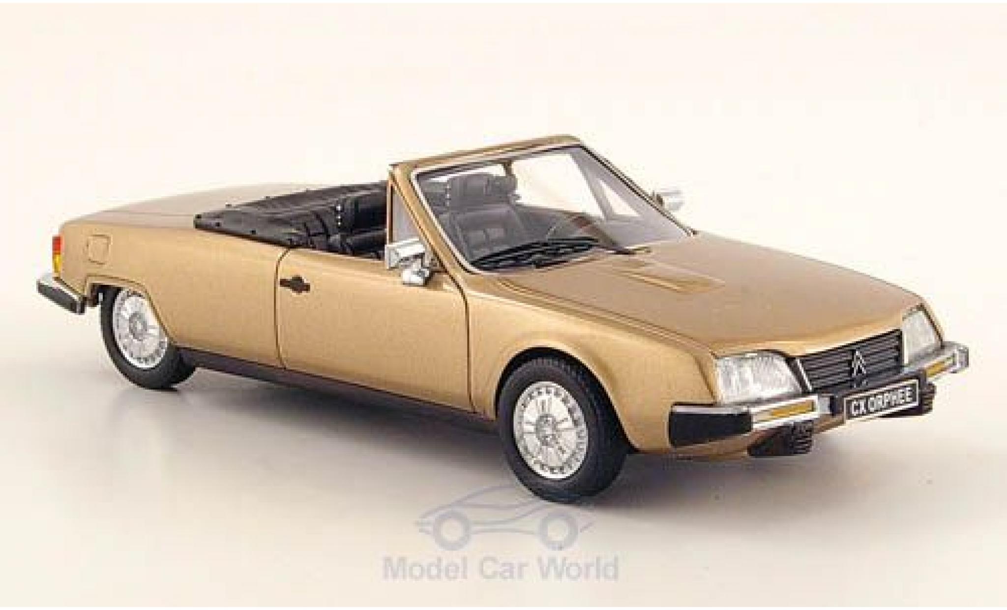 Citroen CX 1/43 Neo Orphee Convertible metallic beige 1983 diecast model cars