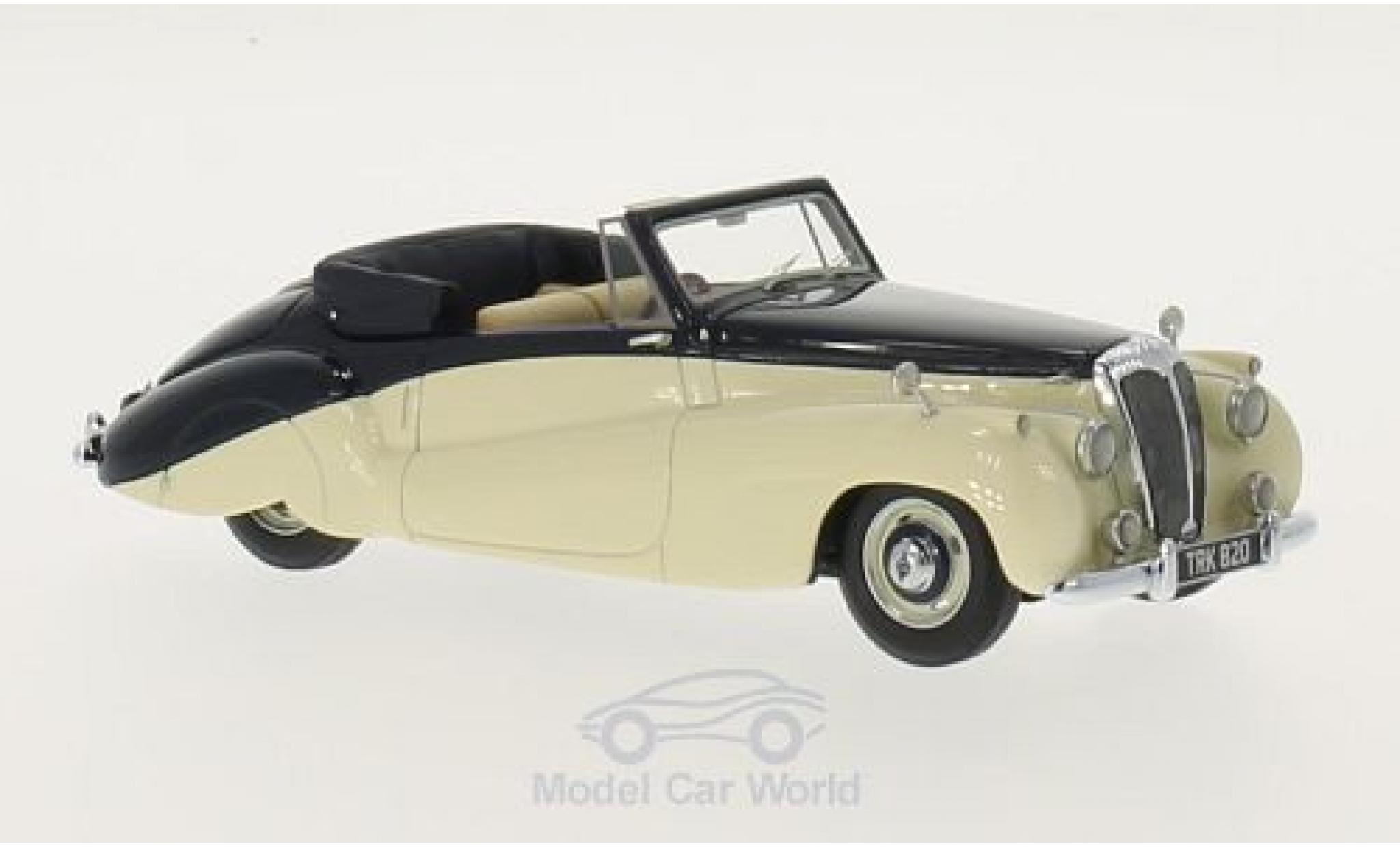 Daimler DB18 1/43 Neo Special Sports DHC by Barker beige/blue RHD 1952 diecast model cars
