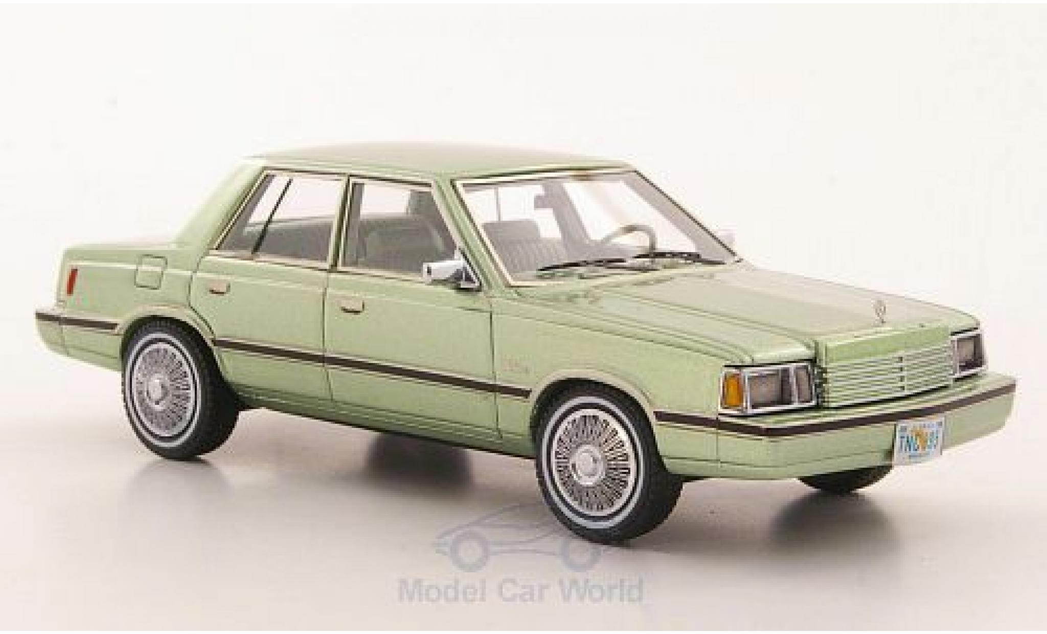 Dodge Aries 1/43 Neo (K-Car) metallic green 1983 diecast model cars