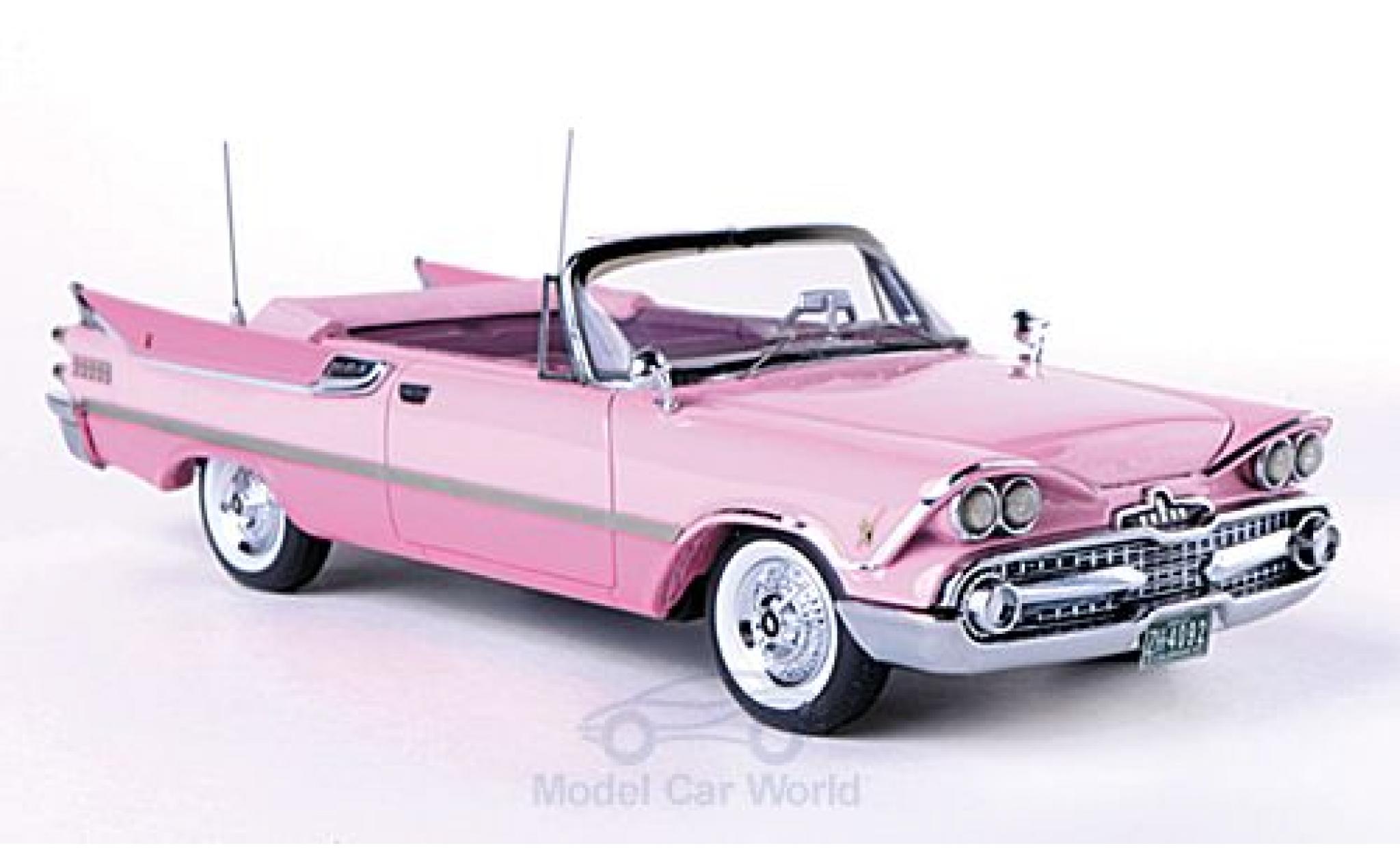Dodge Custom Royal Lancer 1/43 Neo Convertible pink/pink 1959 diecast model cars