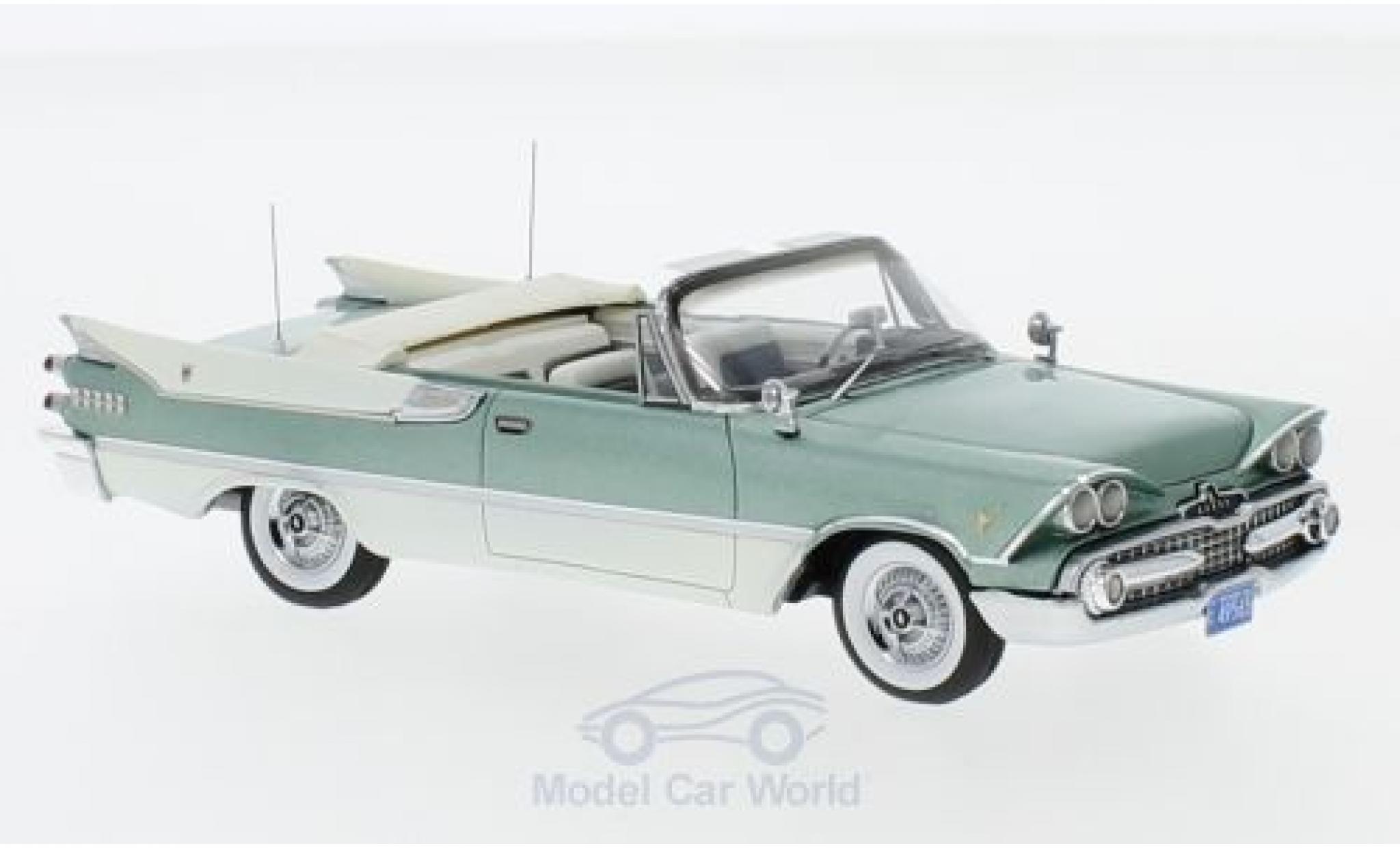 Dodge Custom Royal Lancer 1/43 Neo Convertible metallic green/white 1959 diecast model cars