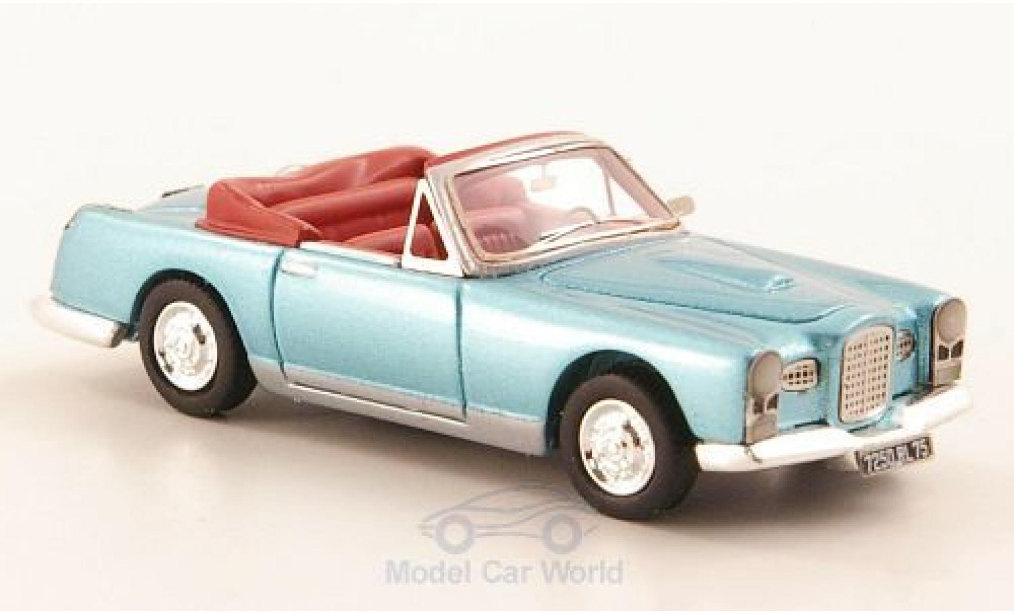 Facel Vega FV 1/87 Neo 1 Convertible metallic blue 1955 diecast model cars