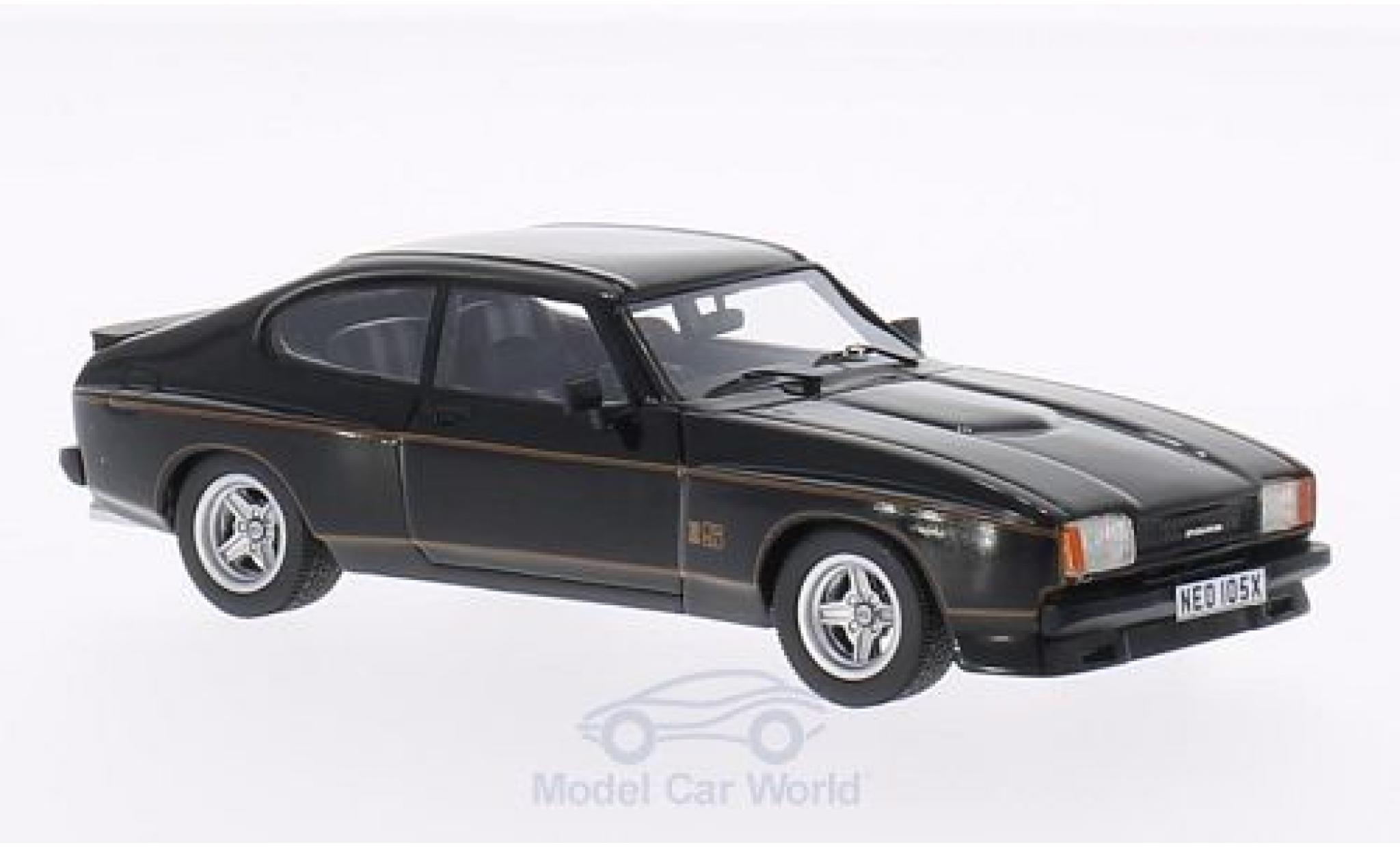 Ford Capri 1/43 Neo MKII 3.0S X-Pack black 1976 diecast model cars