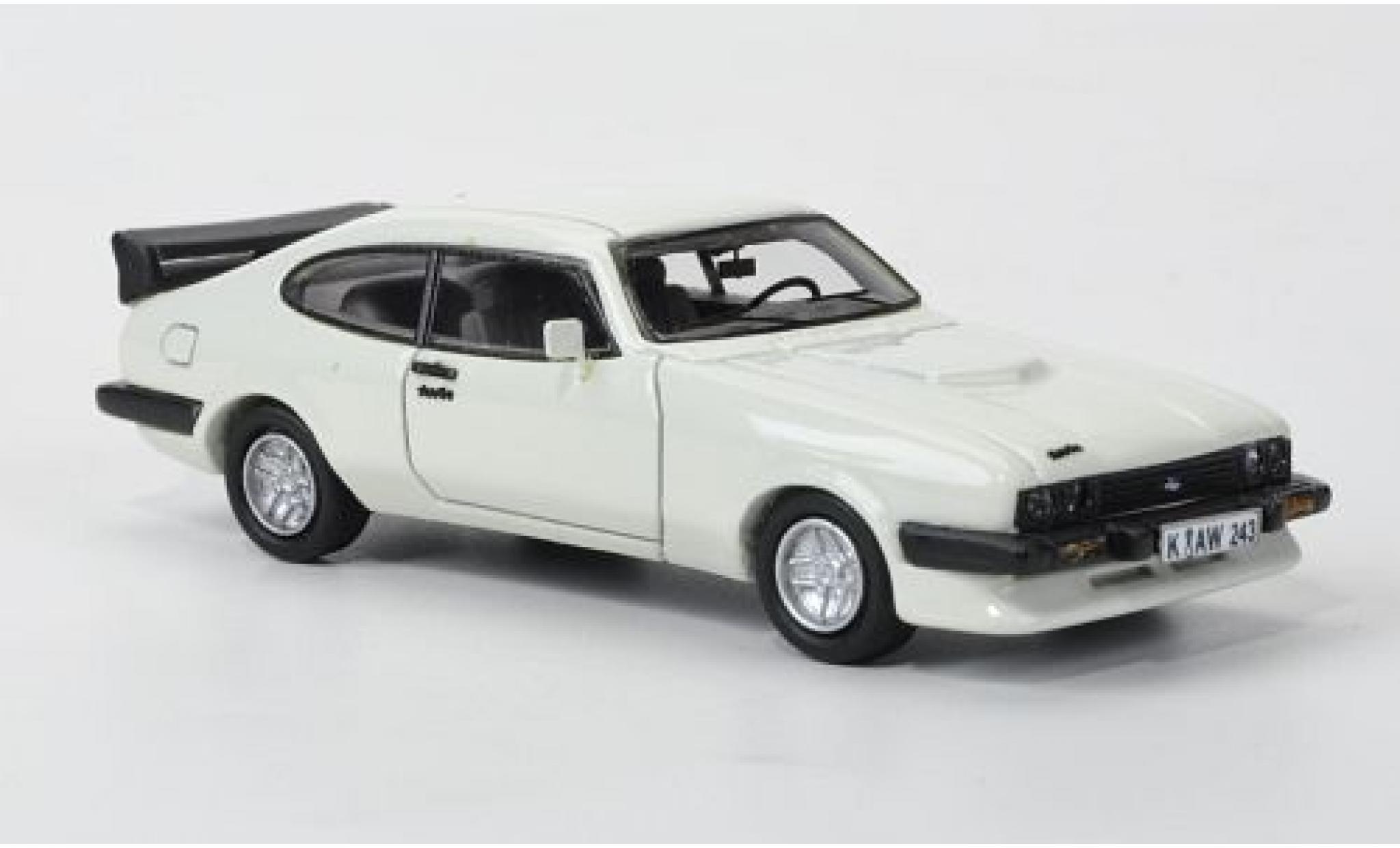 Ford Capri 1/87 Neo MkIII Turbo white 1982 diecast model cars
