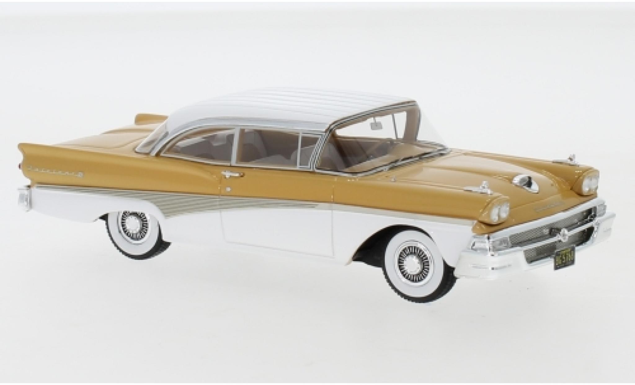 Ford Fairlane 1/43 Neo 500 Hardtop brown/white 1958 diecast model cars