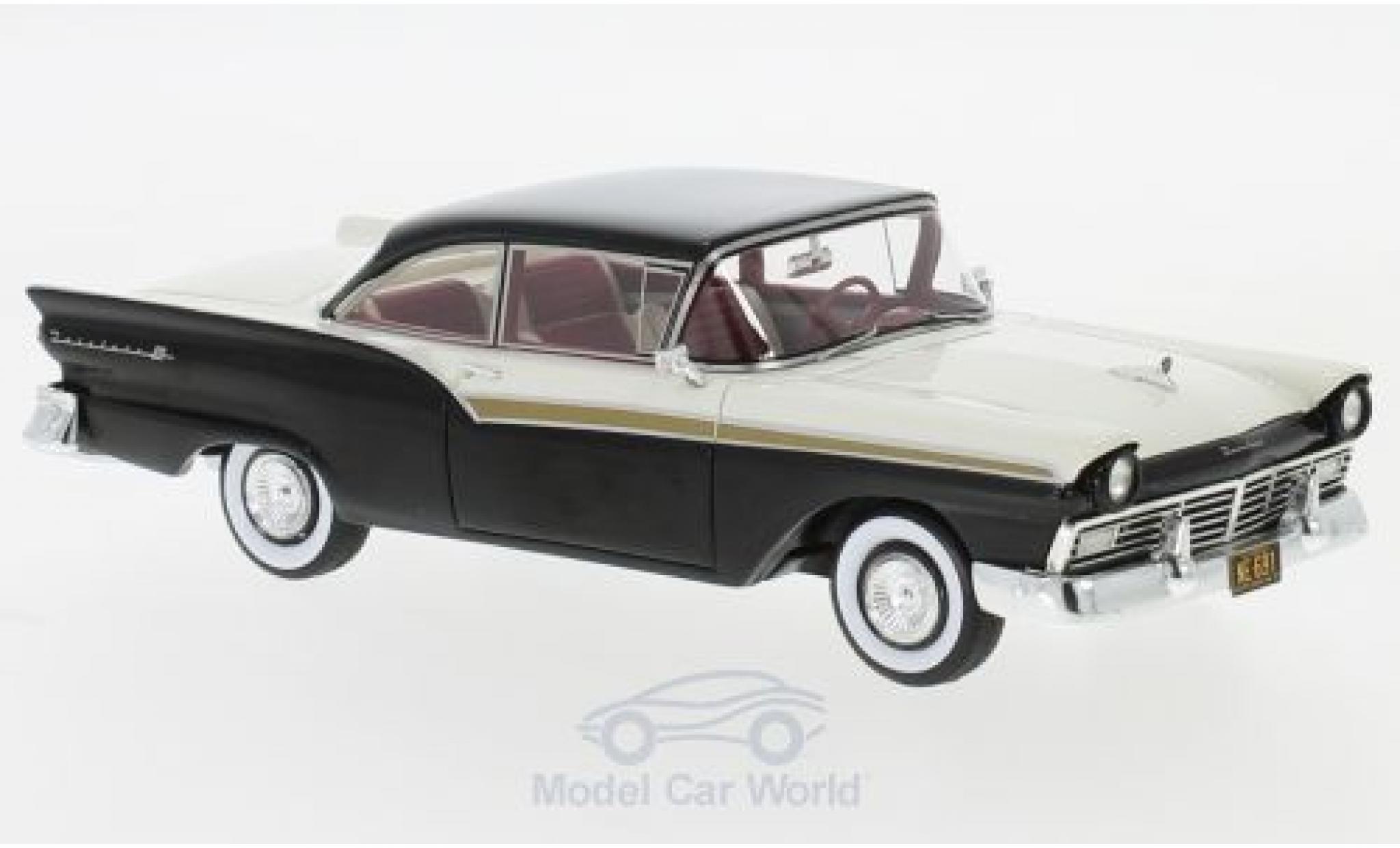 Ford Fairlane 1/43 Neo 500 Hardtop black/white 1957 diecast model cars
