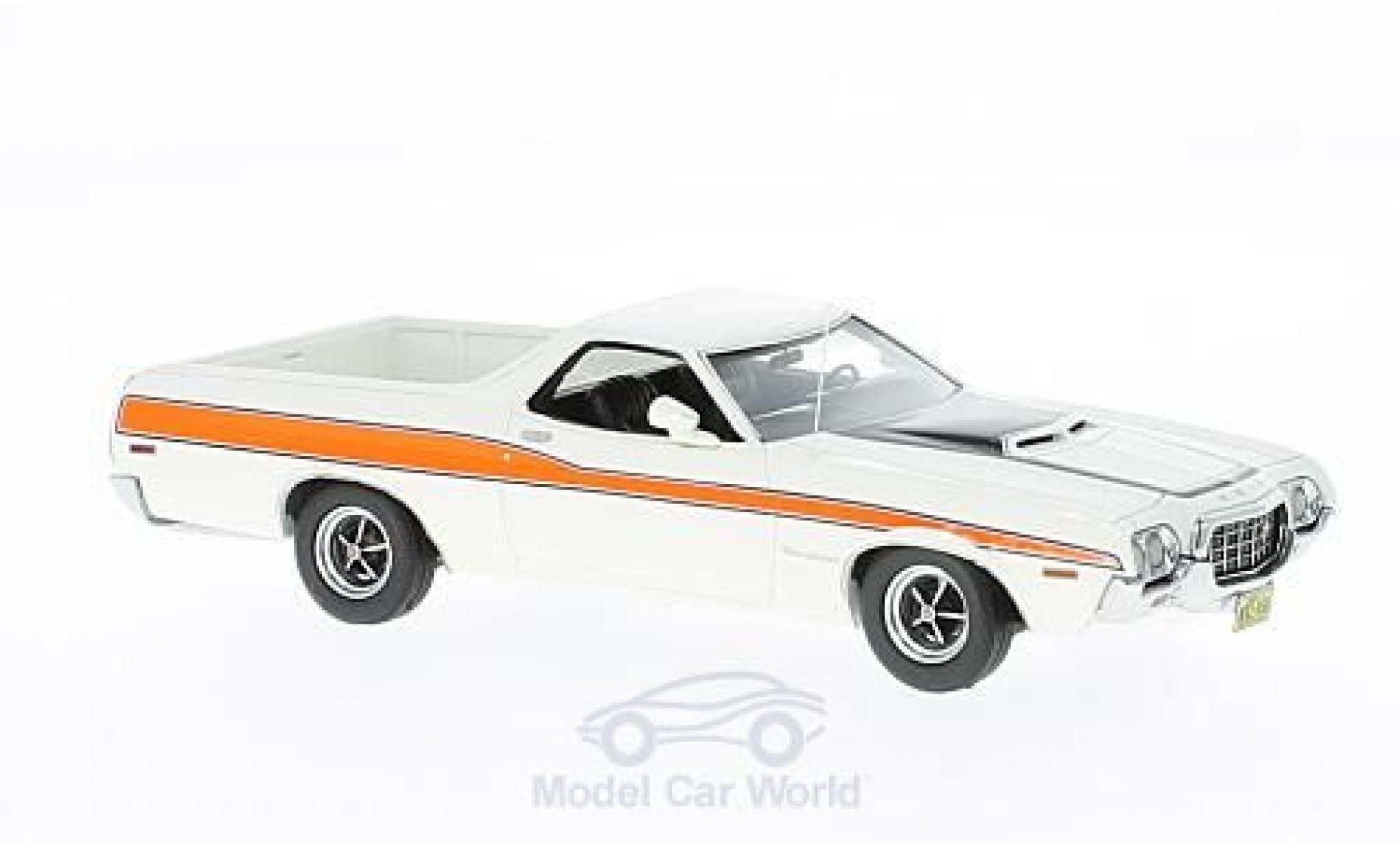 Ford Ranchero 1/43 Neo GT white/orange 1972 diecast model cars
