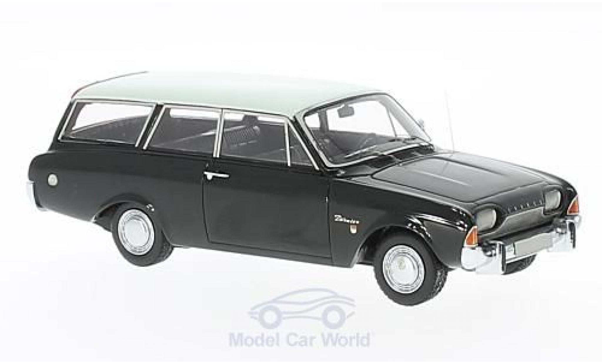 Ford Taunus 1960 1/43 Neo 17m P3 Turnier black/beige 1960 diecast model cars