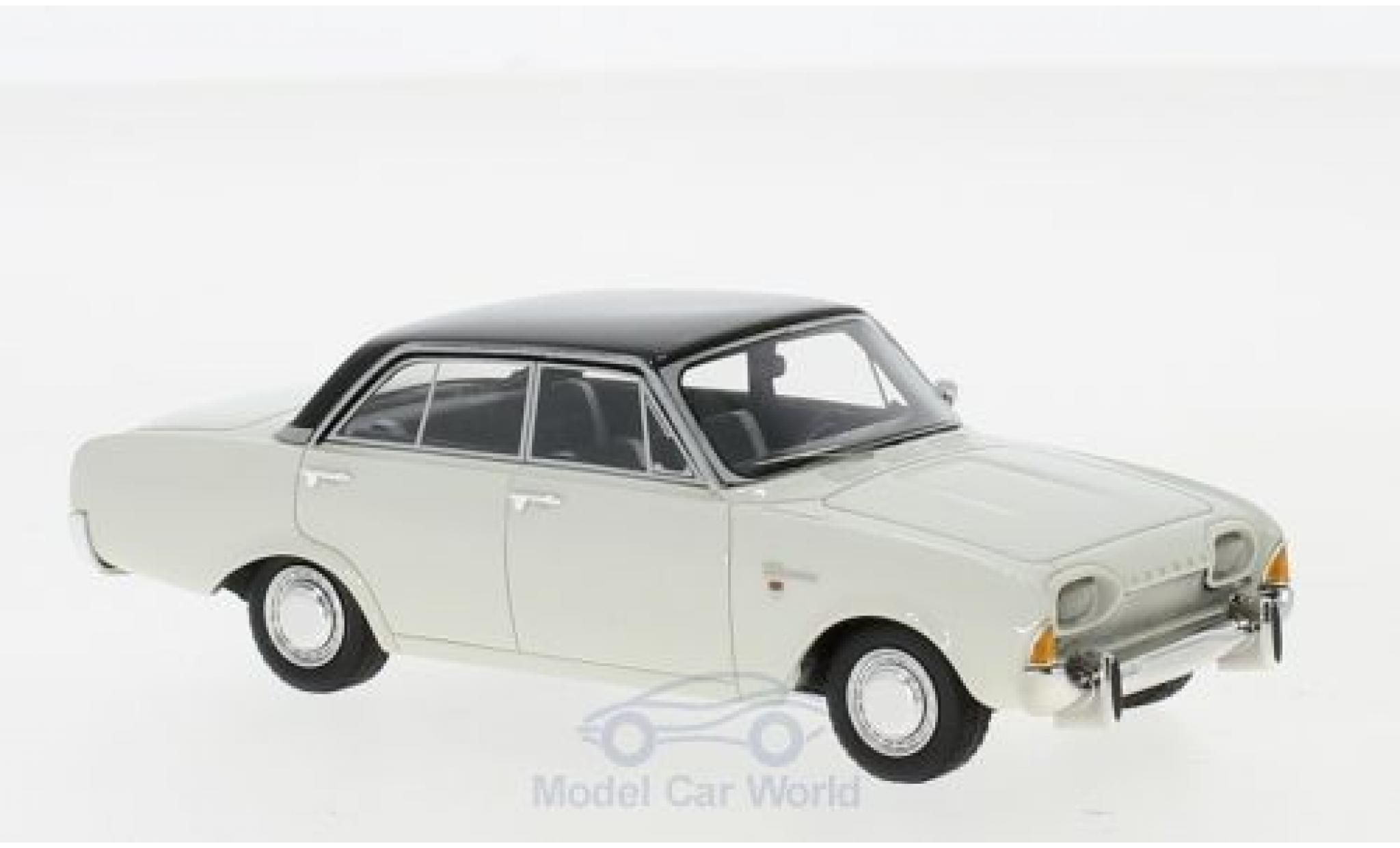 Ford Taunus 1/43 Neo 17m (P3) white/black 1960 diecast model cars