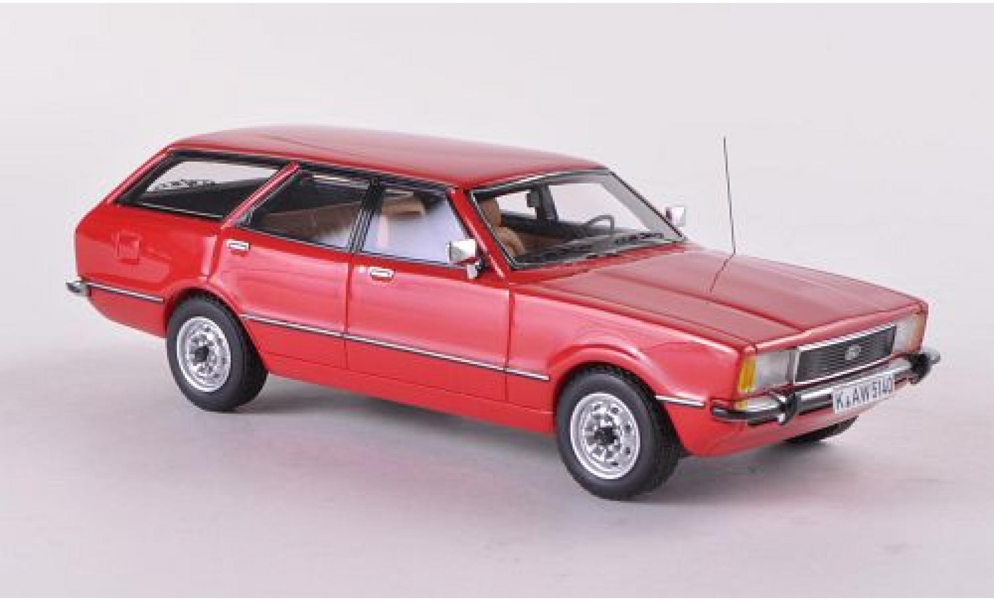 Ford Taunus 1/43 Neo TC2 Turnier GL red 1976 diecast model cars