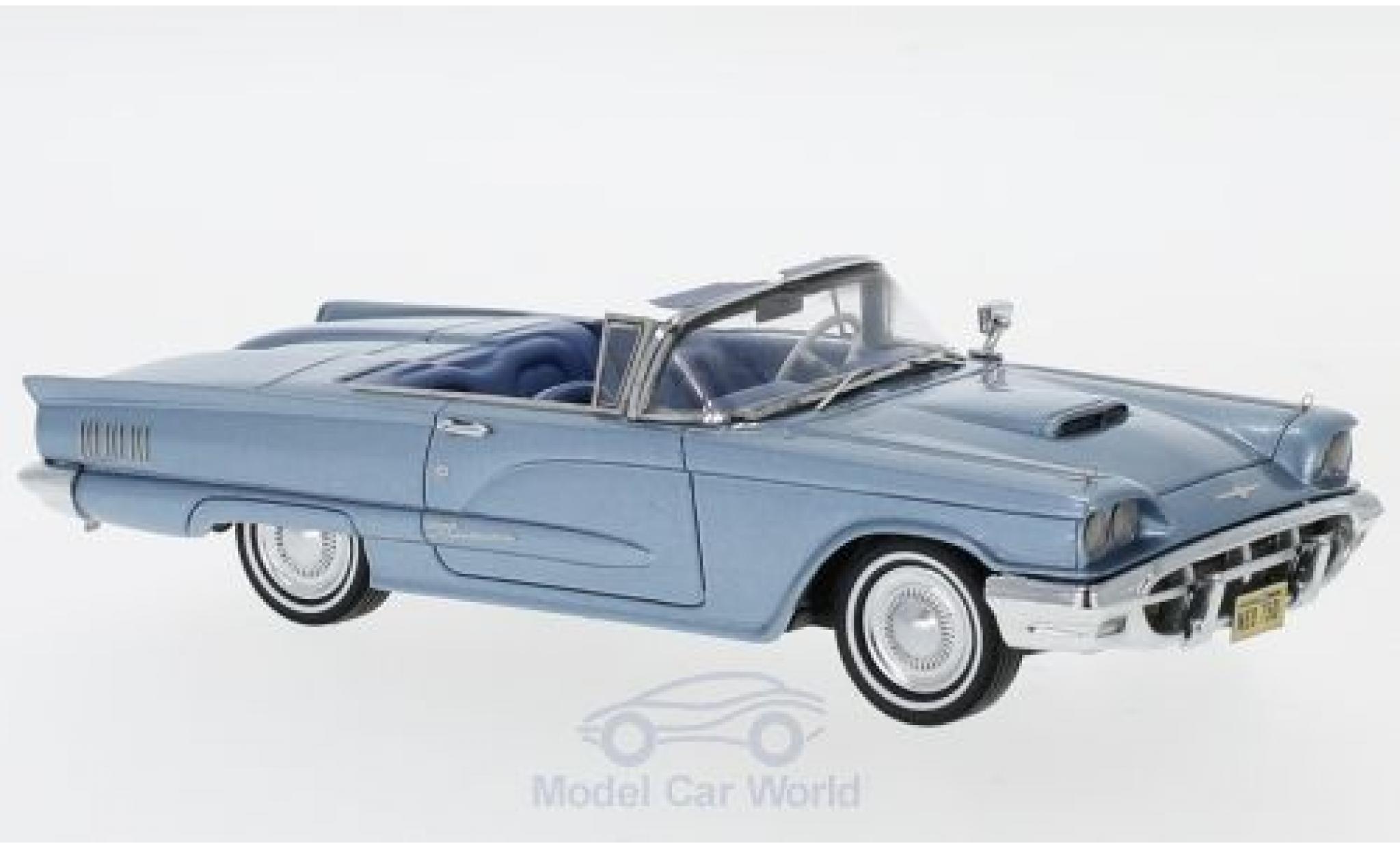 Ford Thunderbird 1960 1/43 Neo Convertible metallic blue 1960 diecast model cars