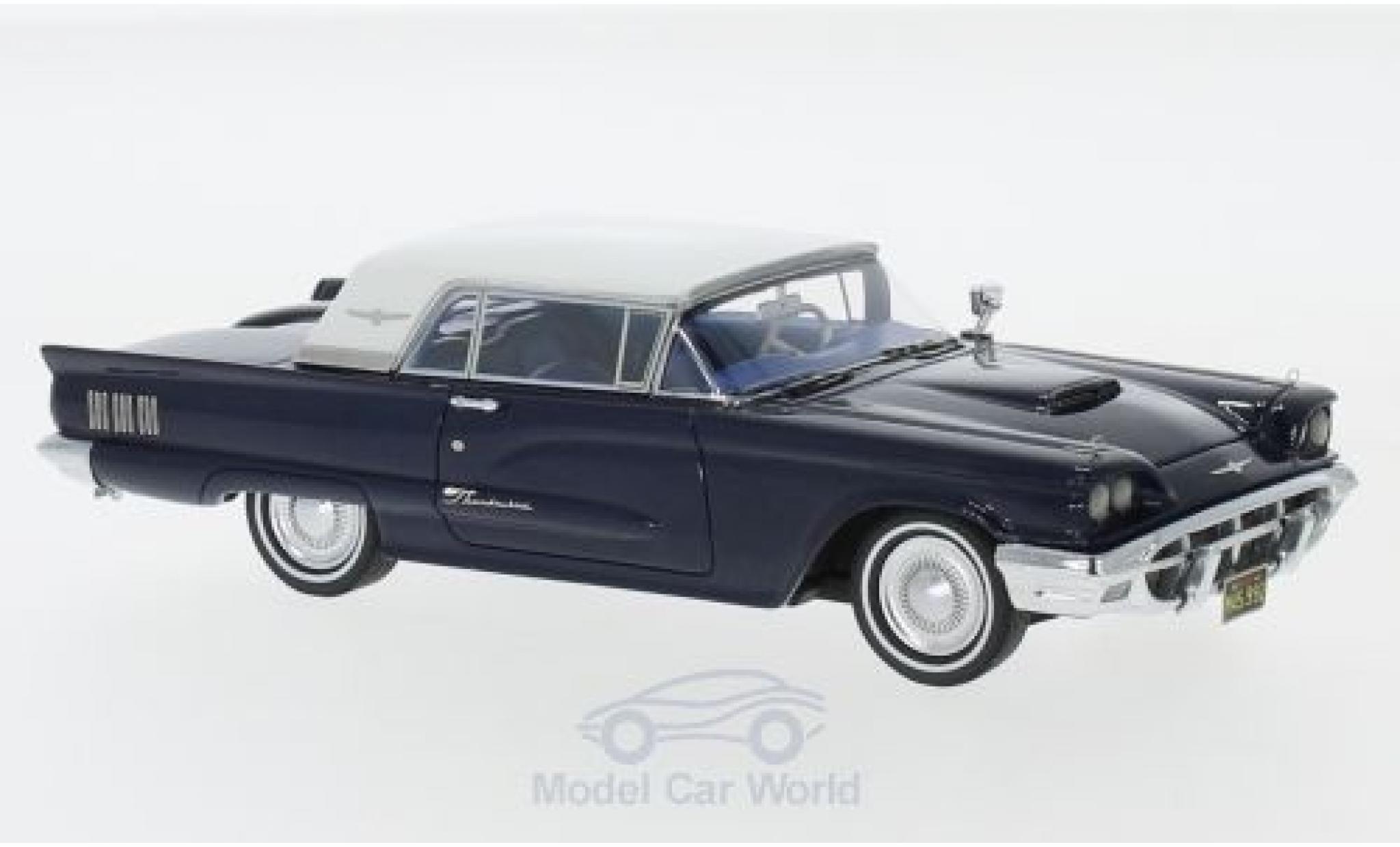 Ford Thunderbird 1/43 Neo Hardtop metallic blue/white 1960 diecast model cars