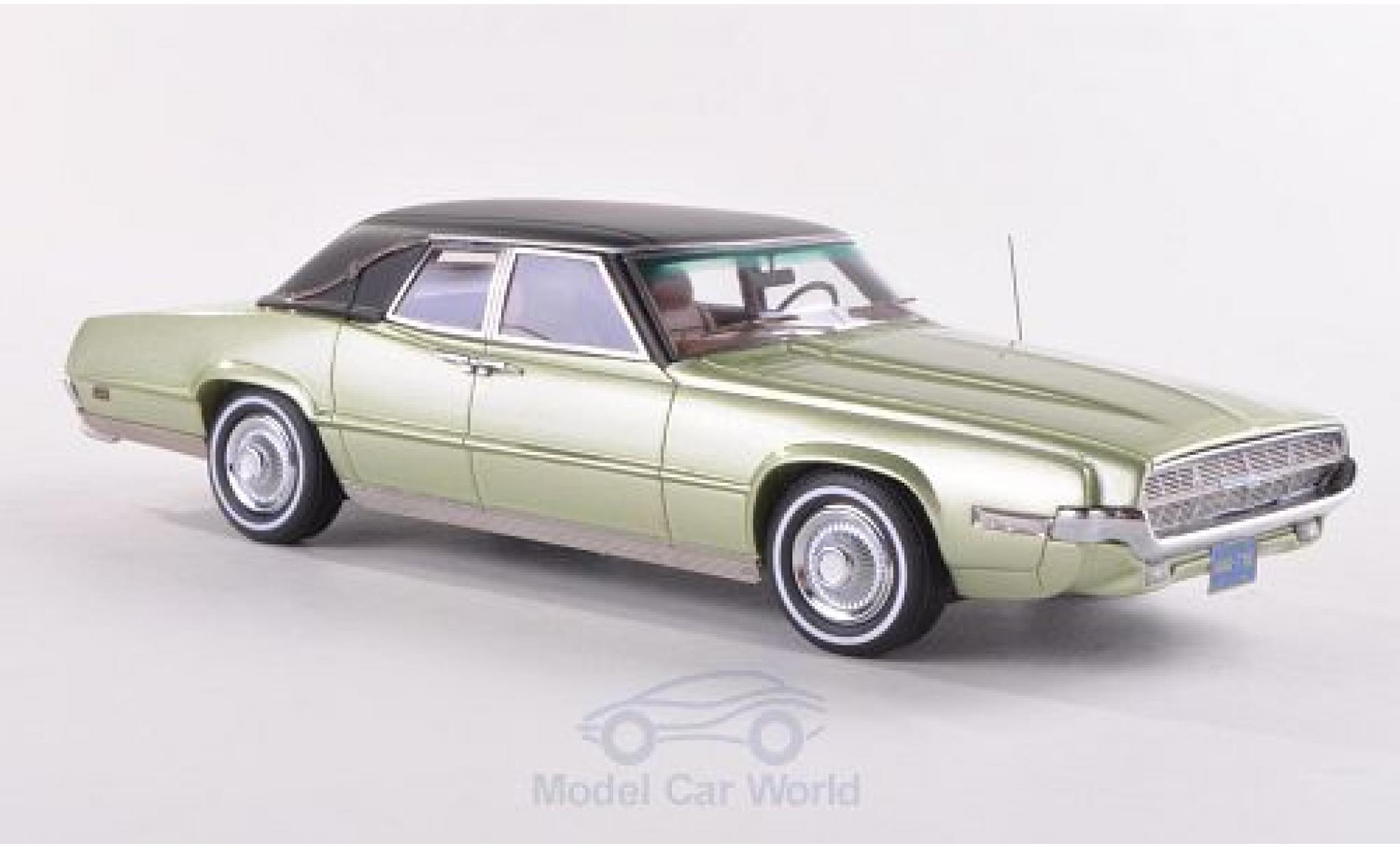 Ford Thunderbird 1969 1/43 Neo Landau metallic green/matt-black 1969 diecast model cars