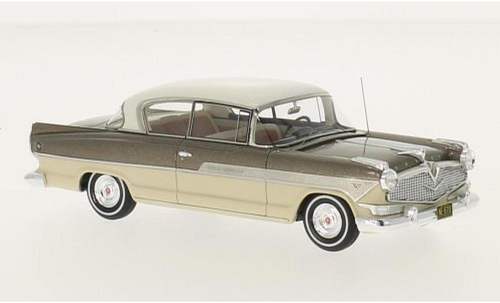 Hudson Hornet 1/43 Neo 2-Door Hollywood Hardtop metallic brown/beige 1957 diecast model cars