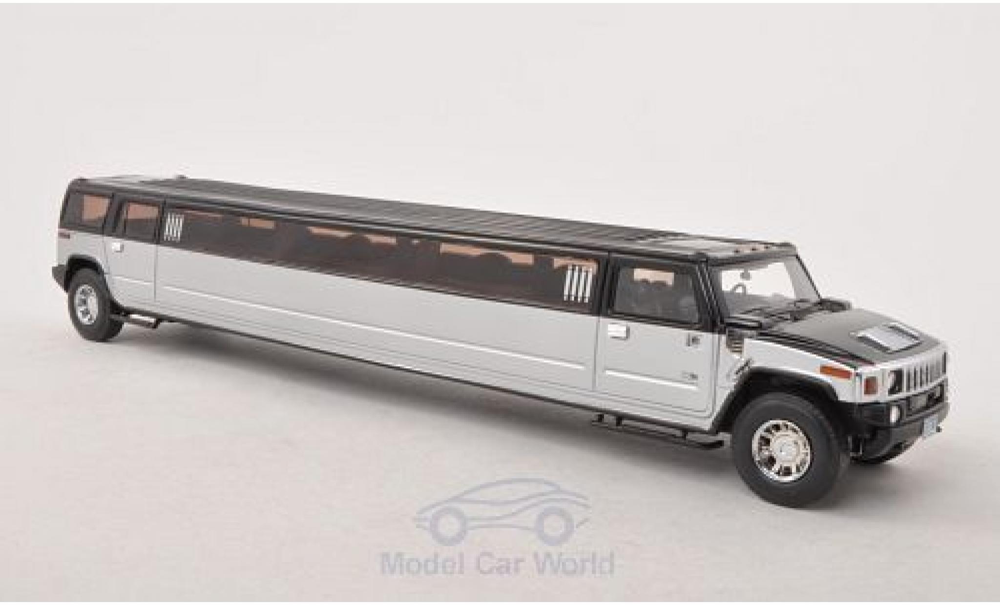 Hummer H2 1/43 Neo Stretch Limousine black/grey diecast model cars