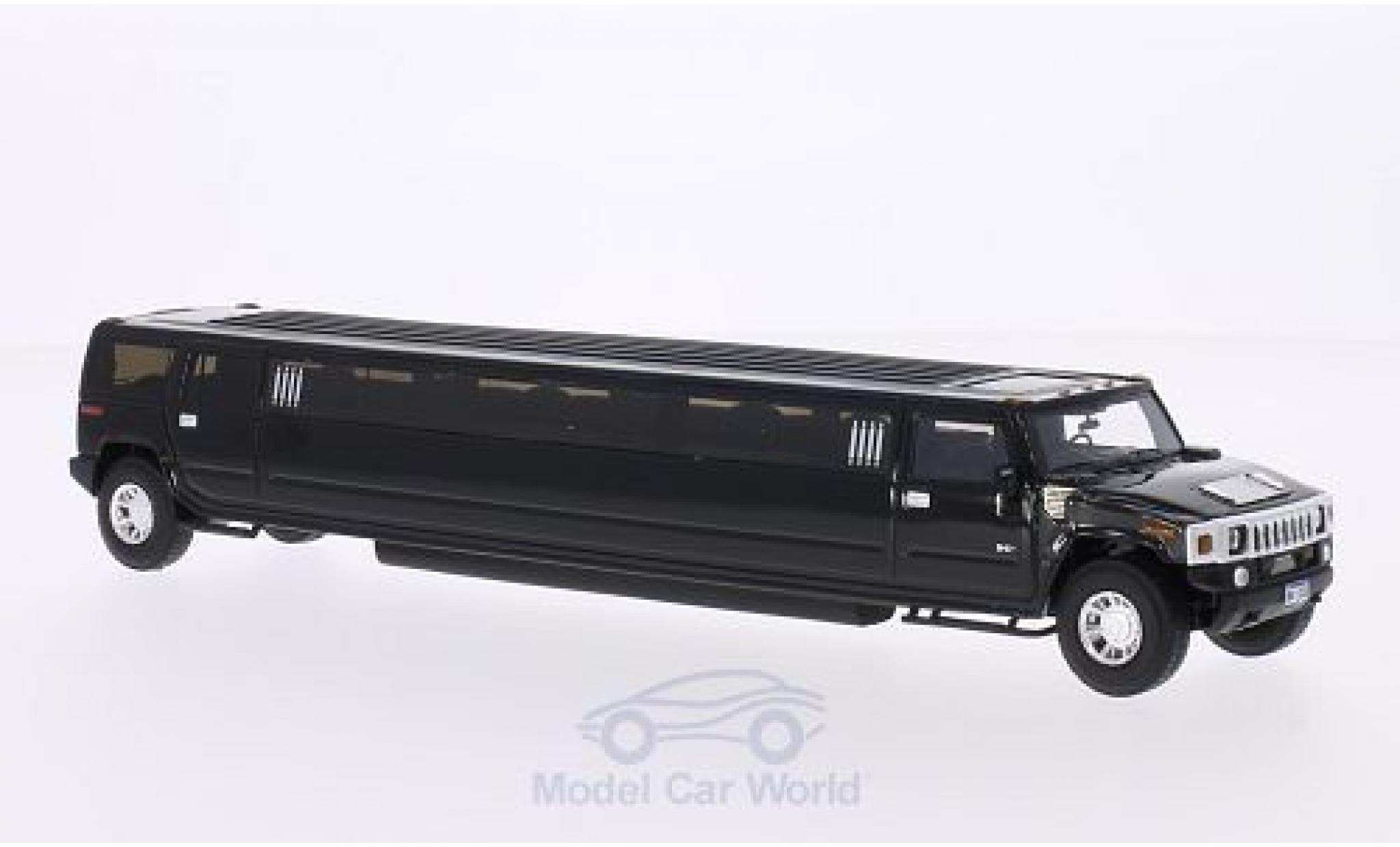 Hummer H2 1/43 Neo Stretchlimousine black diecast model cars
