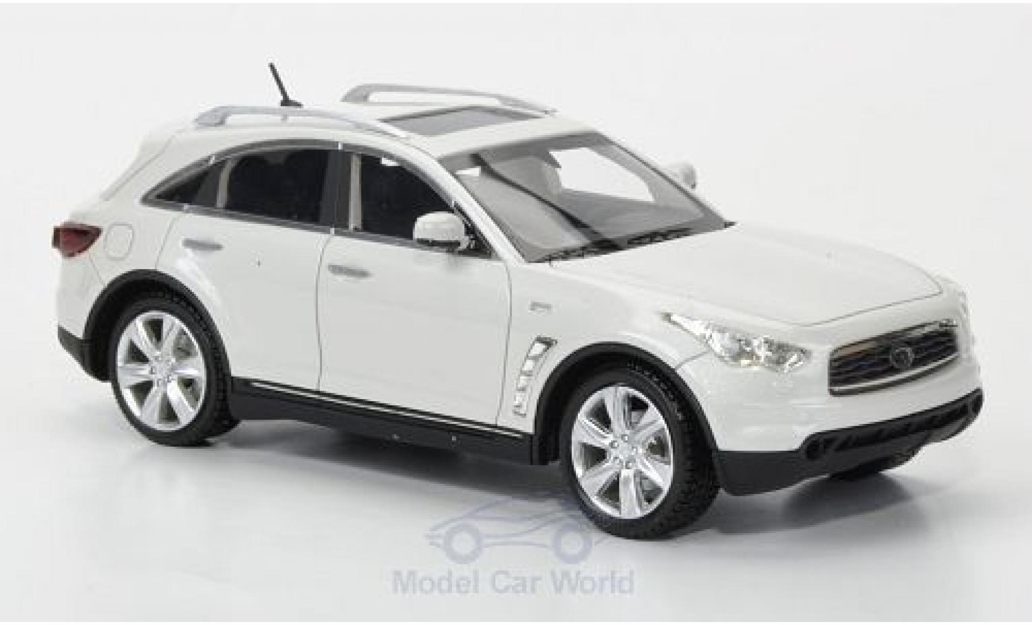 Infiniti FX50 1/43 Neo S metallic white 2010 diecast model cars