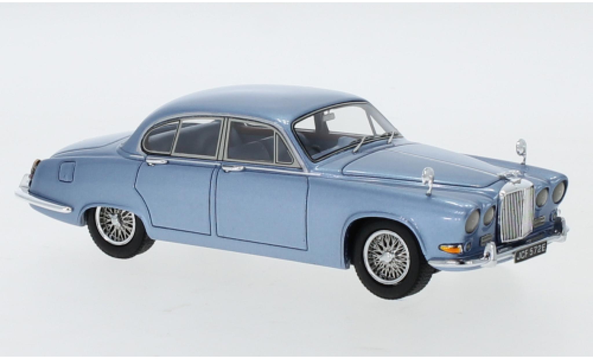 Jaguar 420 1/43 Neo metallic blue RHD 1967 diecast model cars