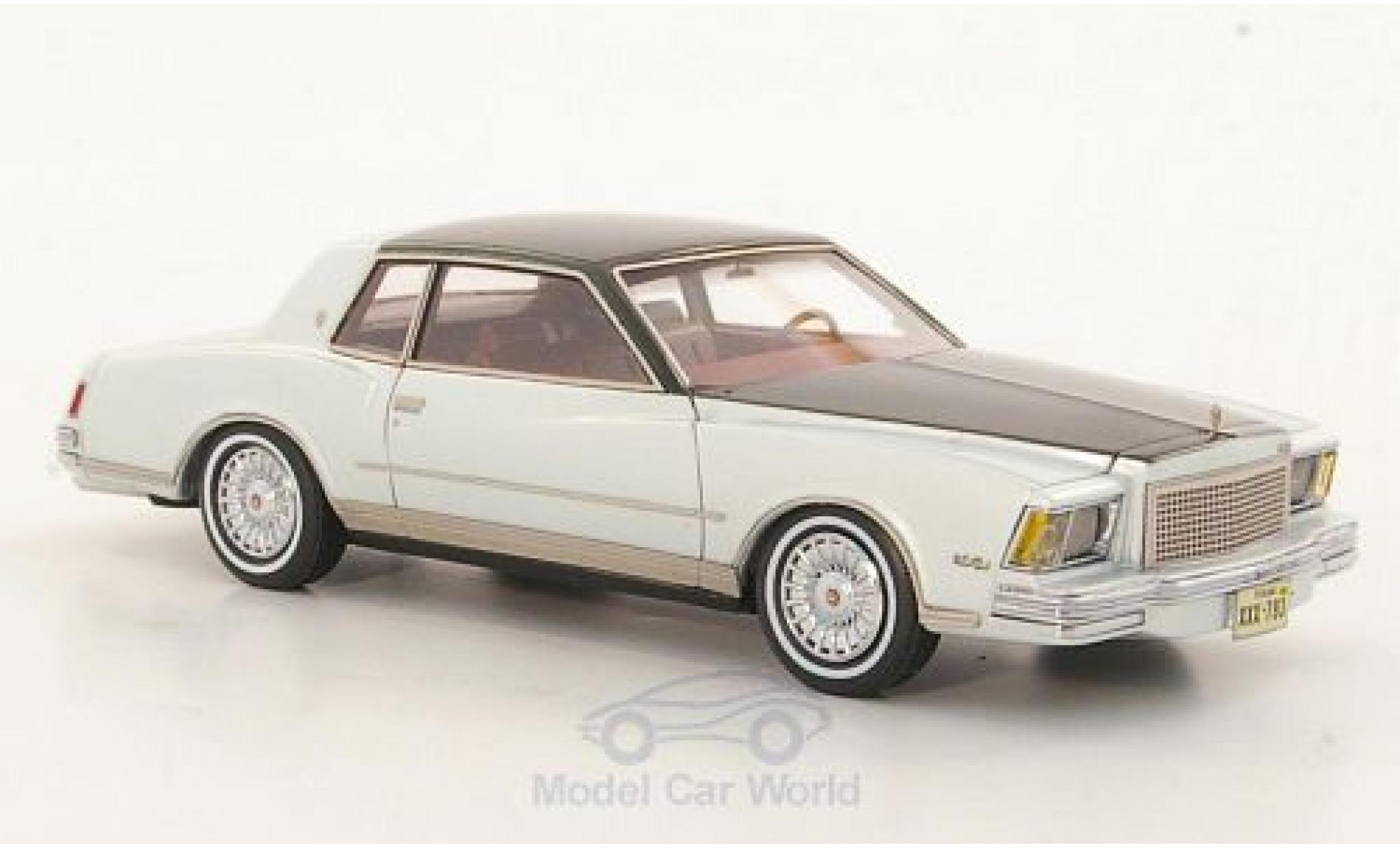 Chevrolet Monte Carlo 1/43 Neo grey/metallic grey 1978 diecast model cars