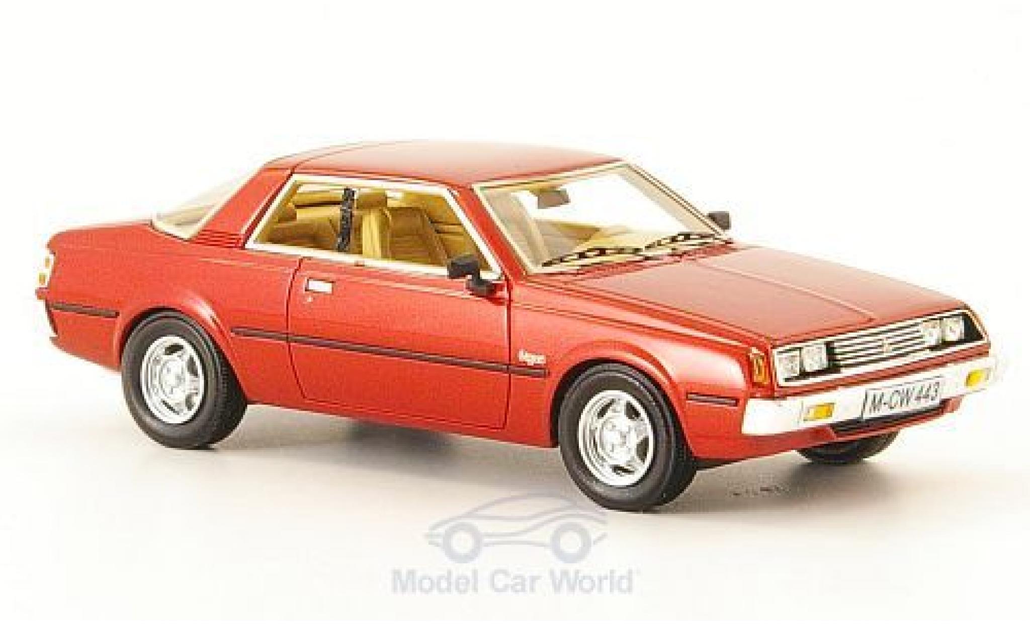 Mitsubishi Sapporo 1/43 Neo MK1 metallic red 1982 diecast model cars