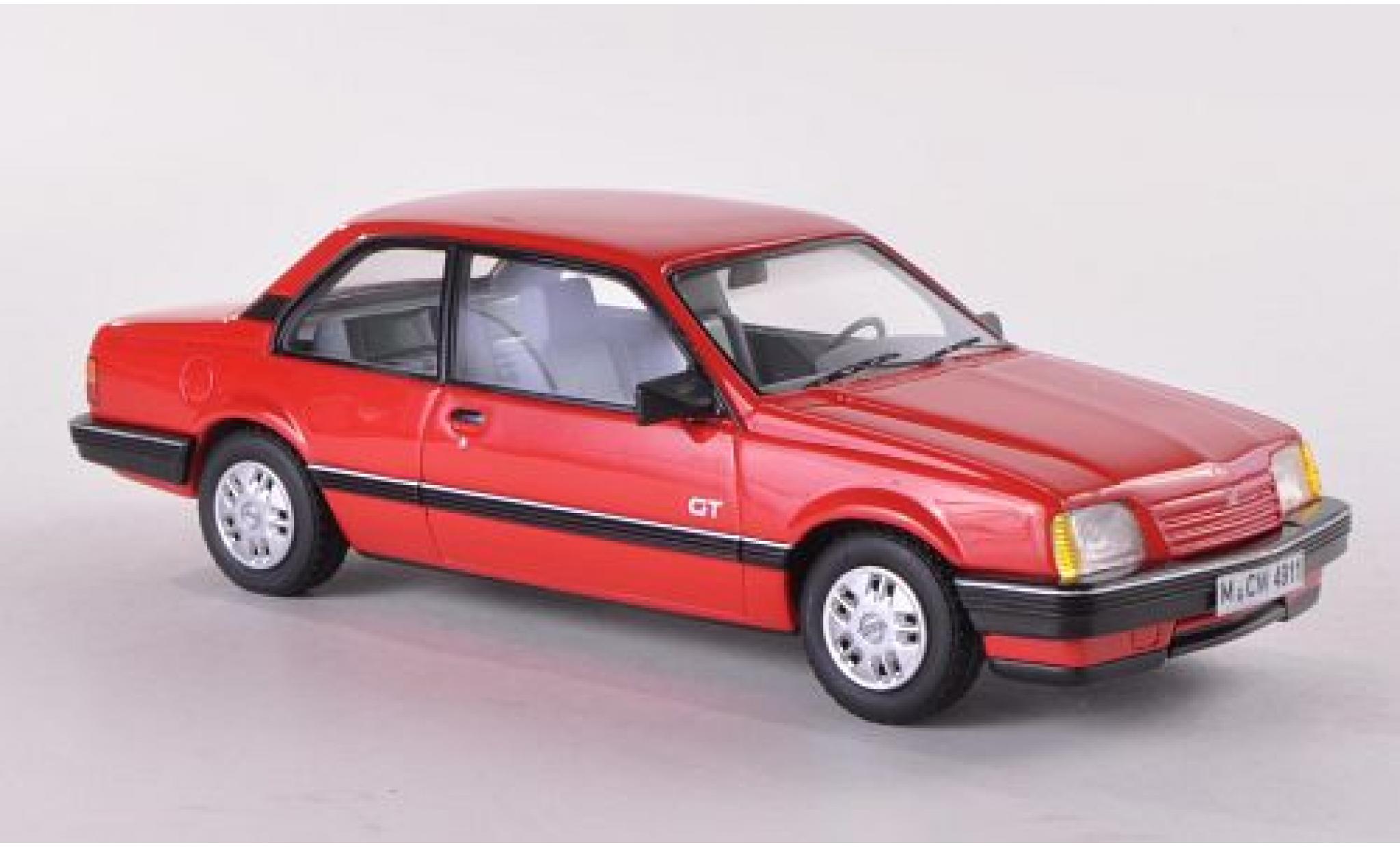 Opel Ascona 1/43 Neo C GT red 1986 2-portes diecast model cars