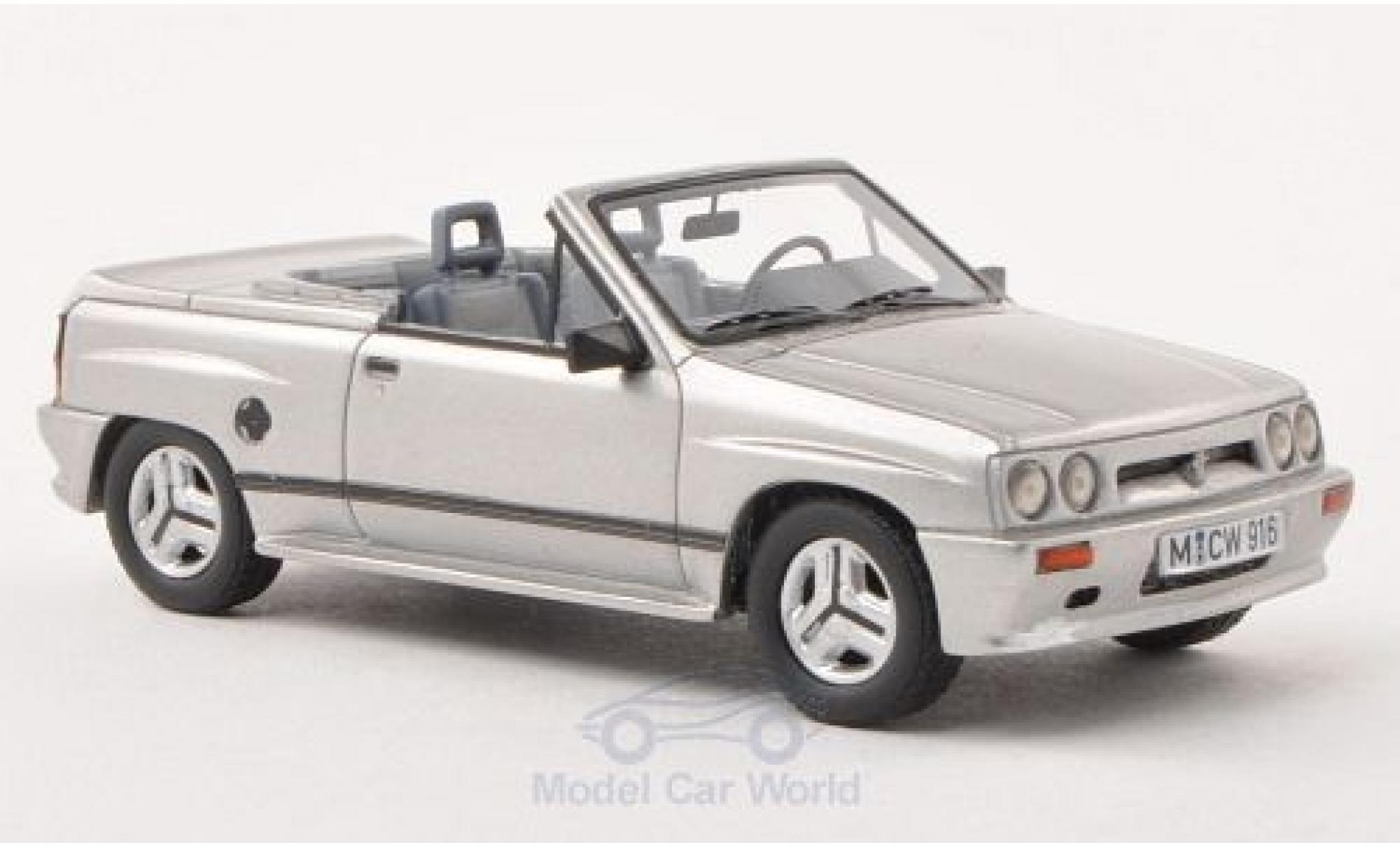 Opel Corsa 1/43 Neo Spider Irmscher i120 grey 1985 diecast model cars