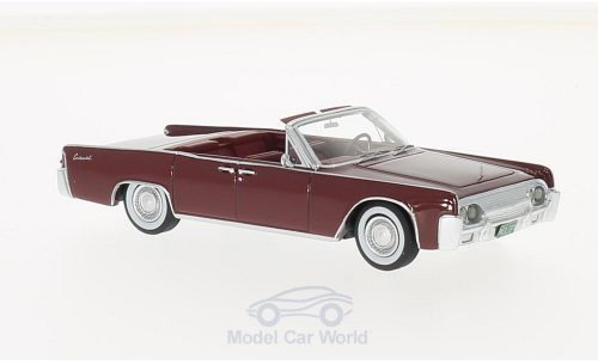 Lincoln Continental 1961 1/43 Neo 53A Convertible red 1961 diecast model cars
