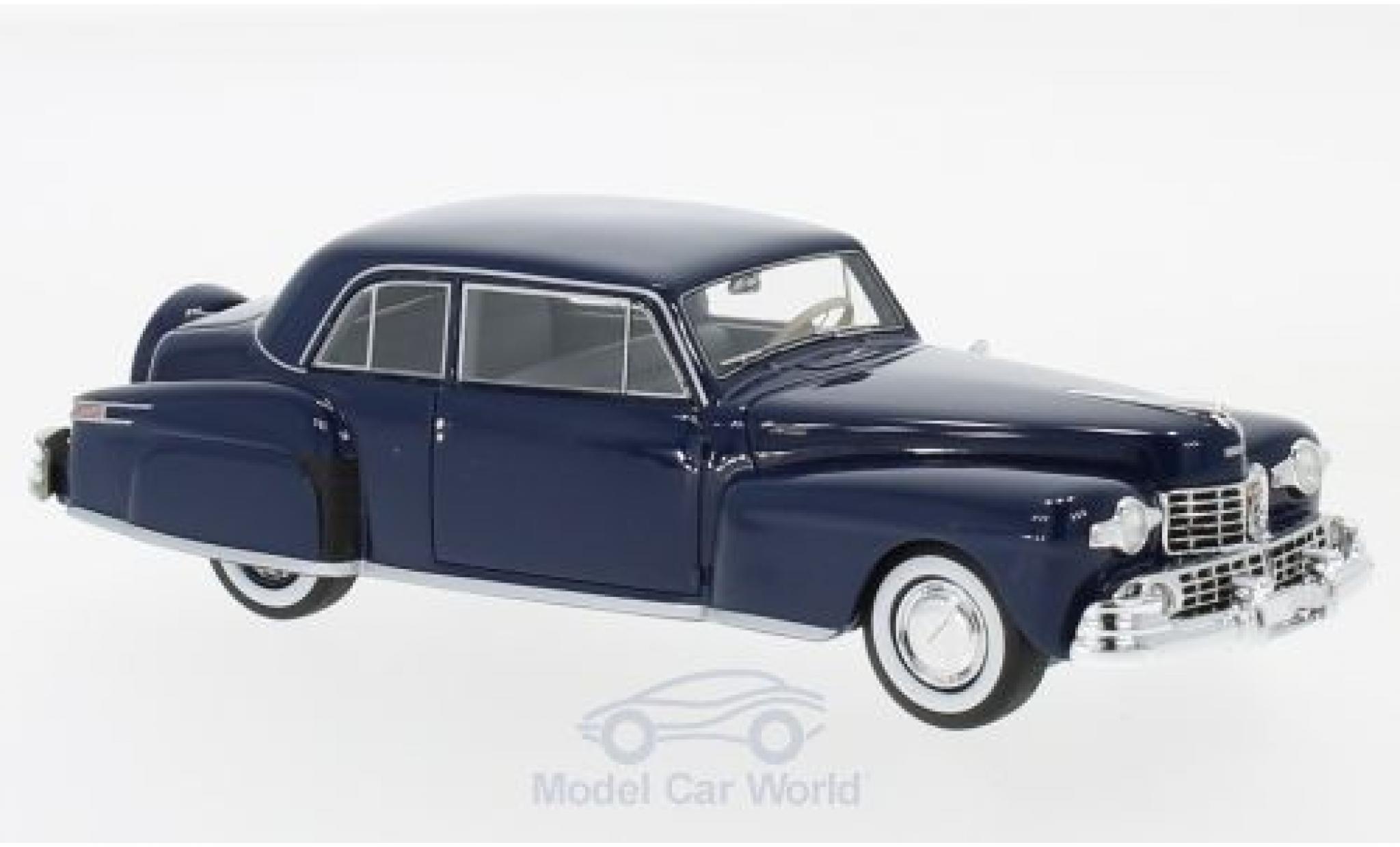 Lincoln Continental 1/43 Neo V12 Coupe blue 1948 diecast model cars