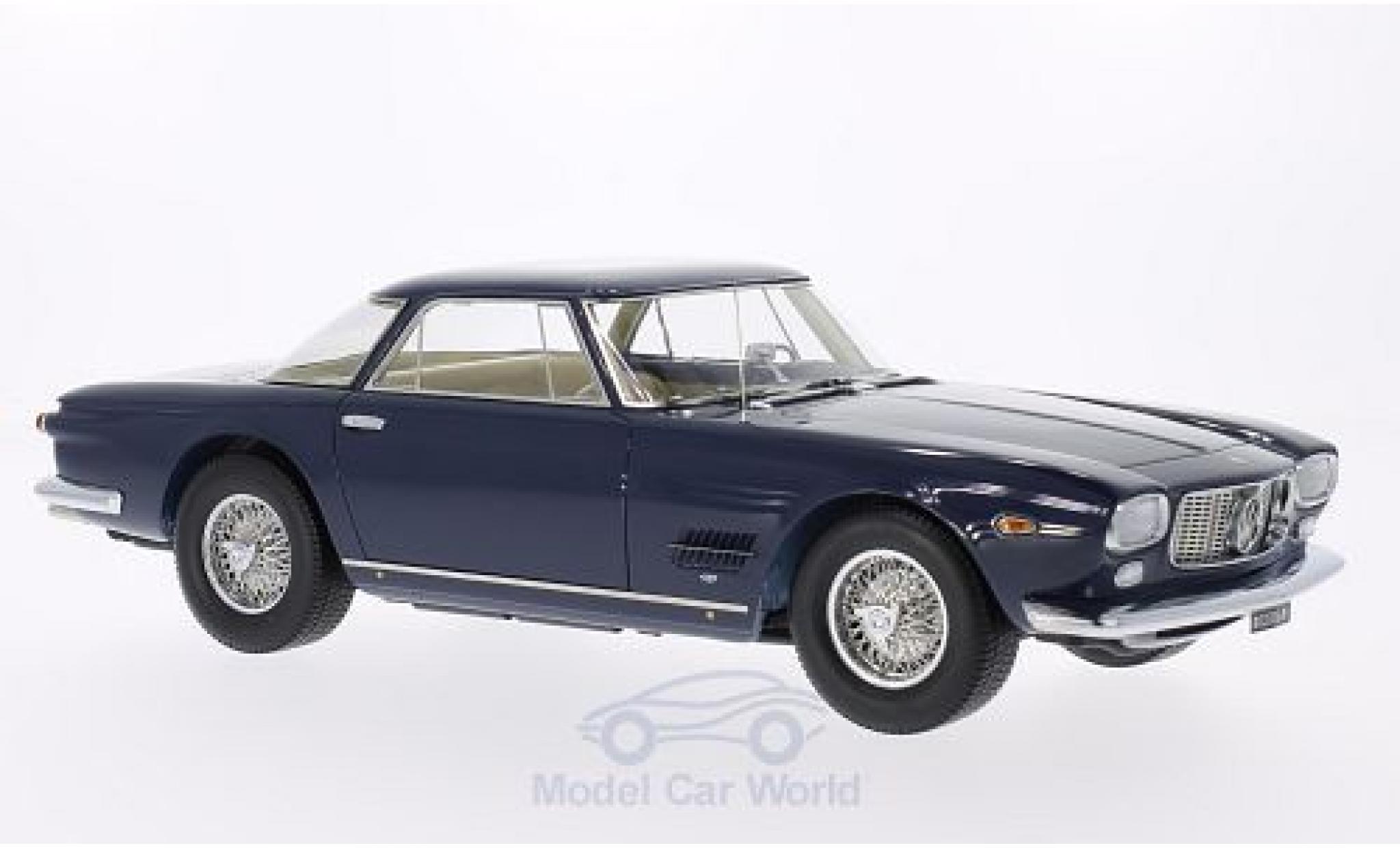 Maserati 5000 GT 1/18 Neo Allemano blue 1960 T&uuml;ren und Hauben geschlossen diecast model cars