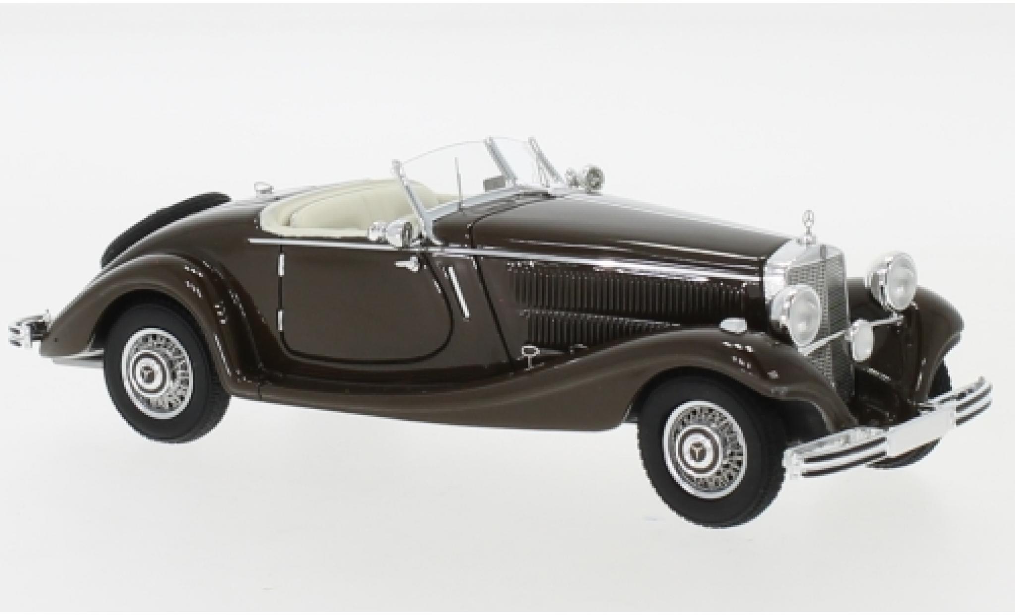 Mercedes 290 1/43 Neo Roadster (W18) brown 1937 diecast model cars