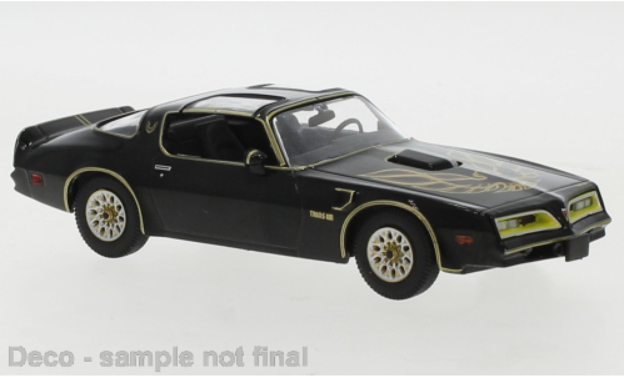 Pontiac Firebird 1/43 Neo Trans Am black/Dekor 1977 diecast model cars