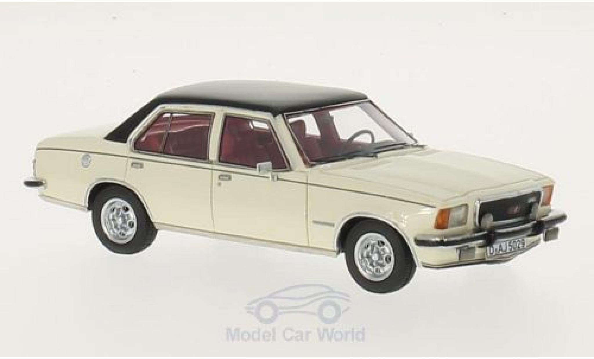 Opel Commodore C 1/43 Neo B GS/E white/black 1973 4-T&uuml;rer diecast model cars
