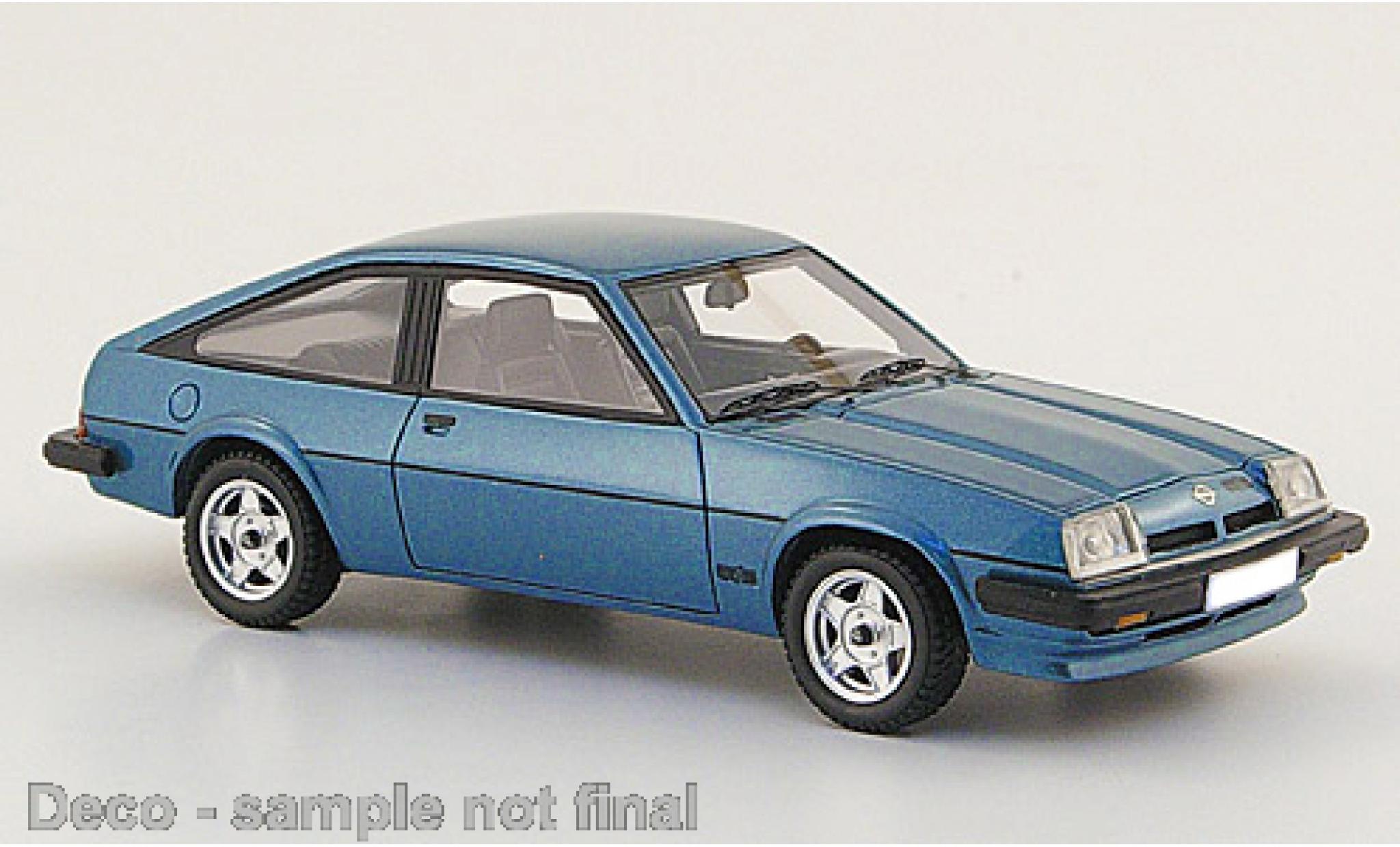 Opel Manta 1/43 Neo B CC metallic blue 1980 diecast model cars