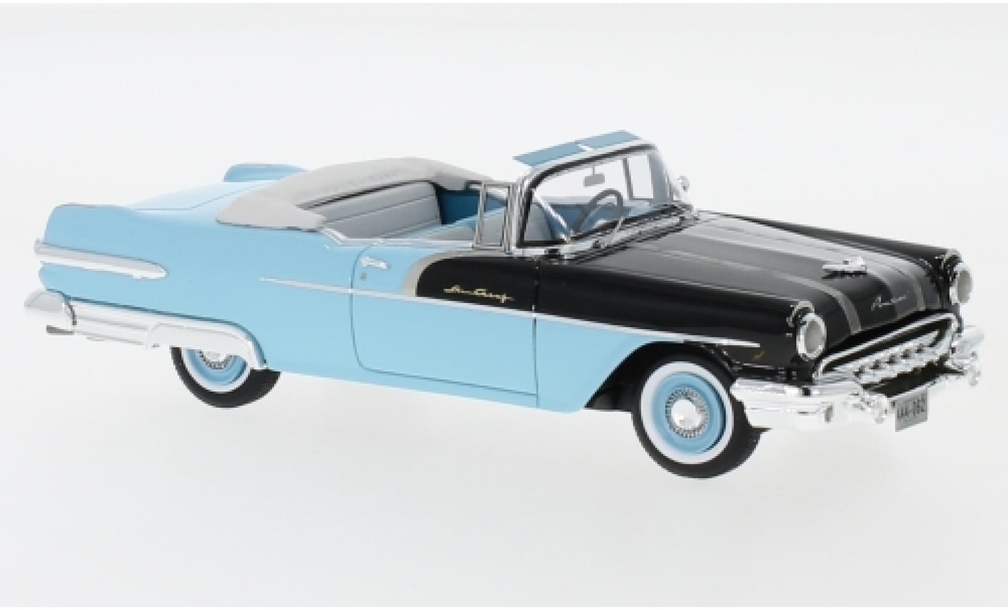 Pontiac Star Chief 1/43 Neo Convertible black/blue 1956 diecast model cars