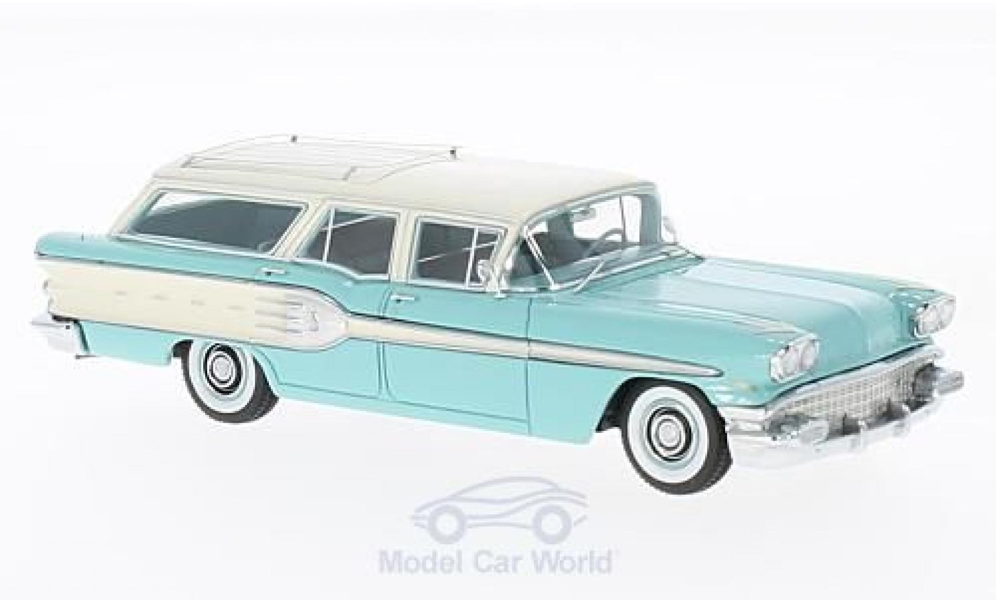 Pontiac Star Chief 1/43 Neo Safari t&uuml;rkis/white 1958 diecast model cars