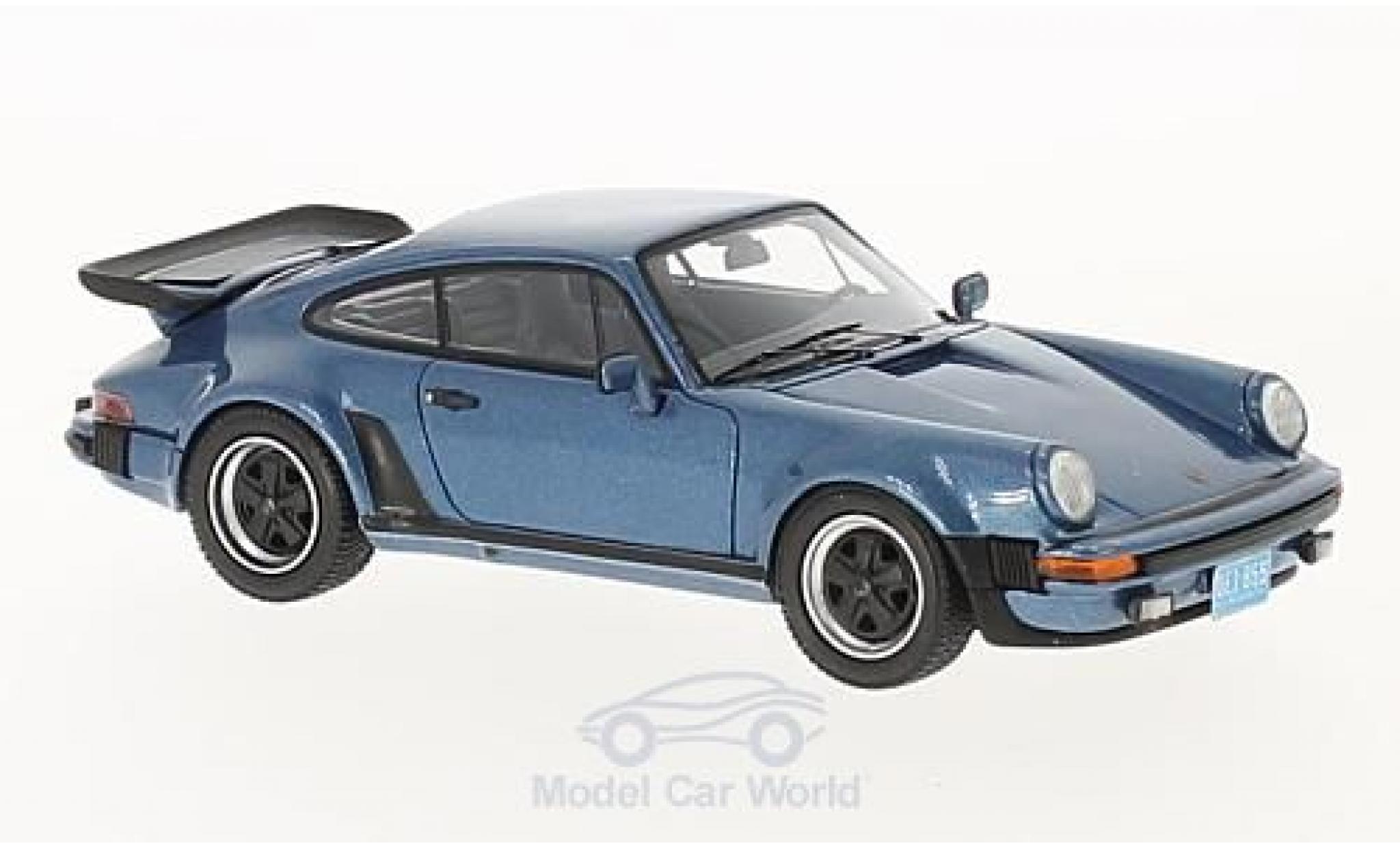 Porsche 930 Turbo 1/43 Neo 911 () Turbo USA metallic blue 1979 diecast model cars