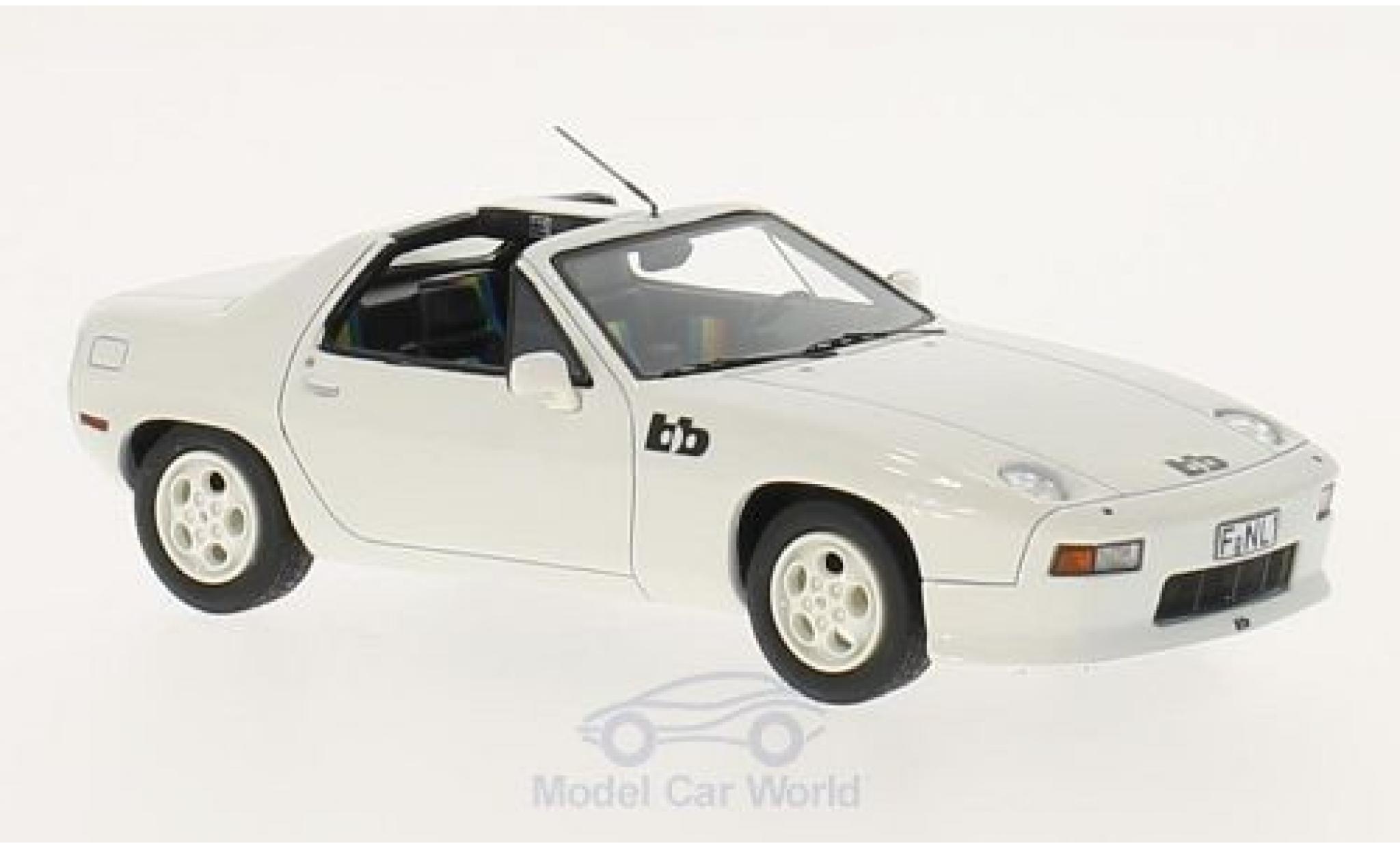 Porsche 928 1979 1/43 Neo BB Targa white 1979 diecast model cars