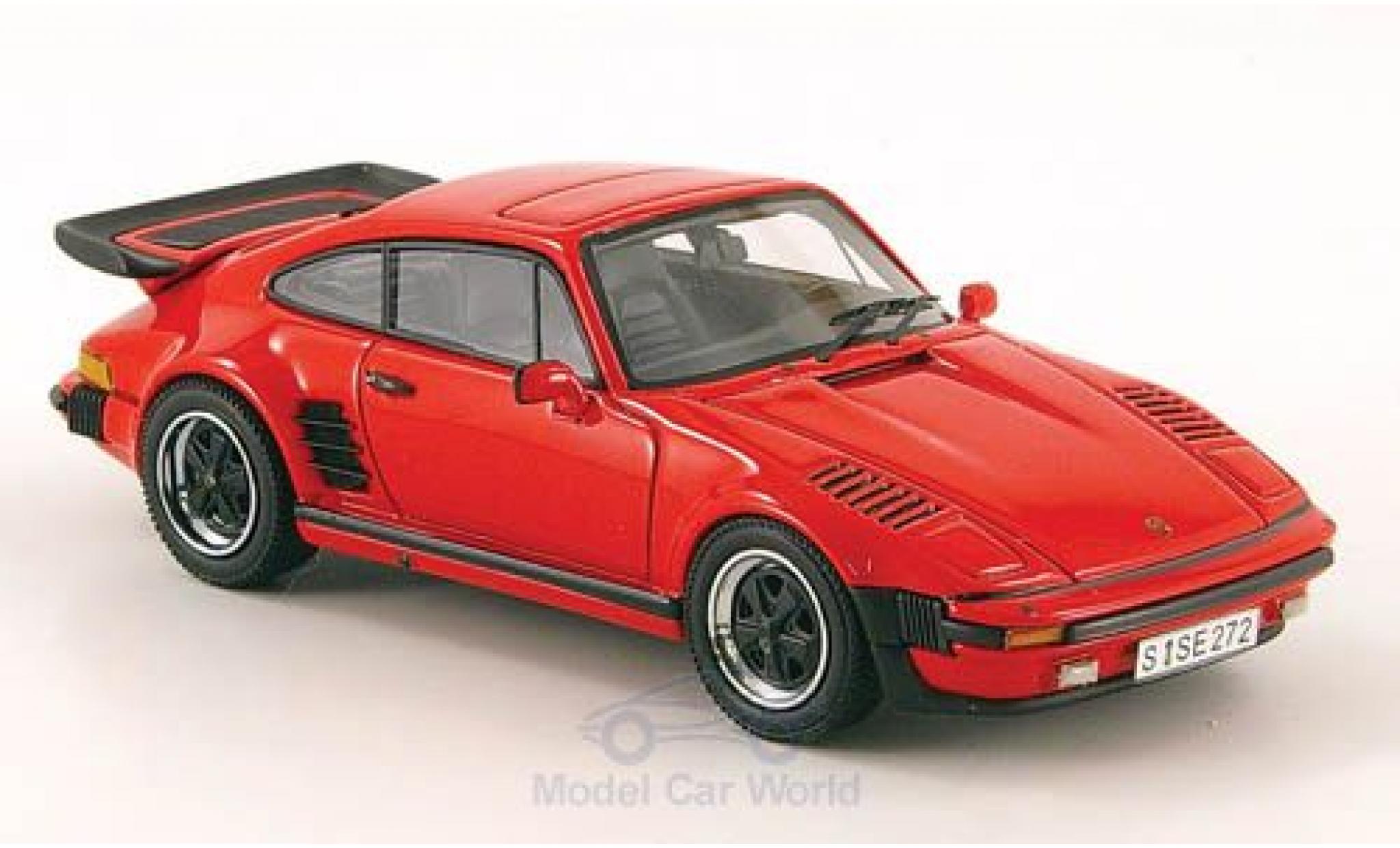 Porsche 930 Turbo 1/43 Neo Turbo SE Flatnose red 1987 diecast model cars