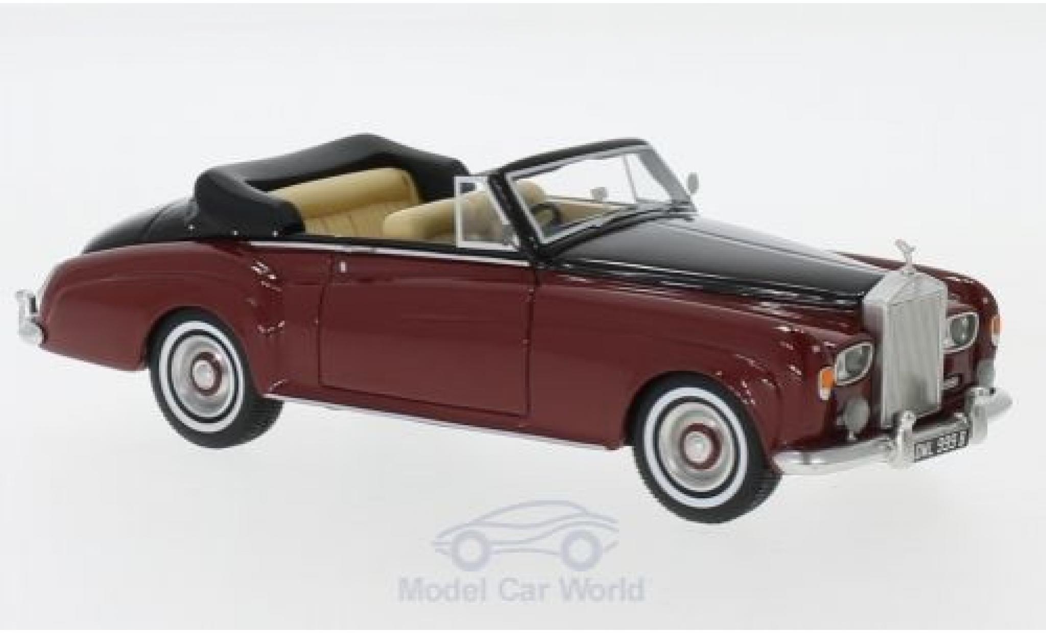 Rolls Royce Silver Cloud 1/43 Neo III Convertible red/black RHD 1964 diecast model cars