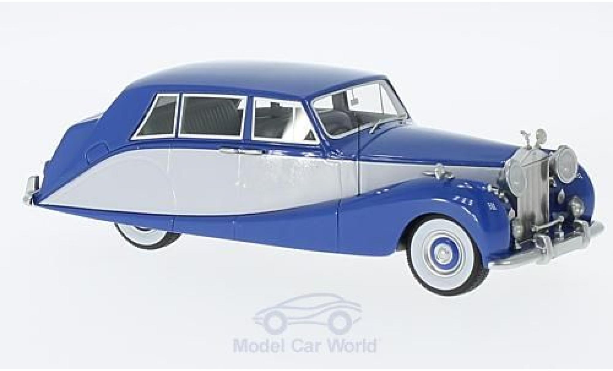 Rolls Royce Silver Wraith 1/43 Neo Hooper Empress Line blue/grey RHD 1956 diecast model cars