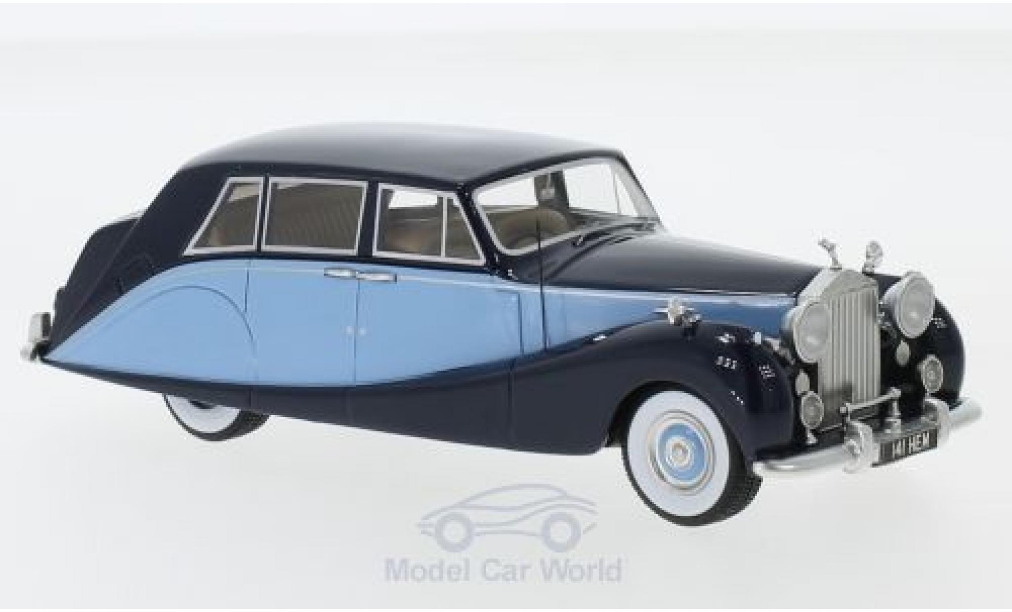Rolls Royce Silver Wraith 1/43 Neo Hooper Empress Line blue/blue RHD 1956 diecast model cars