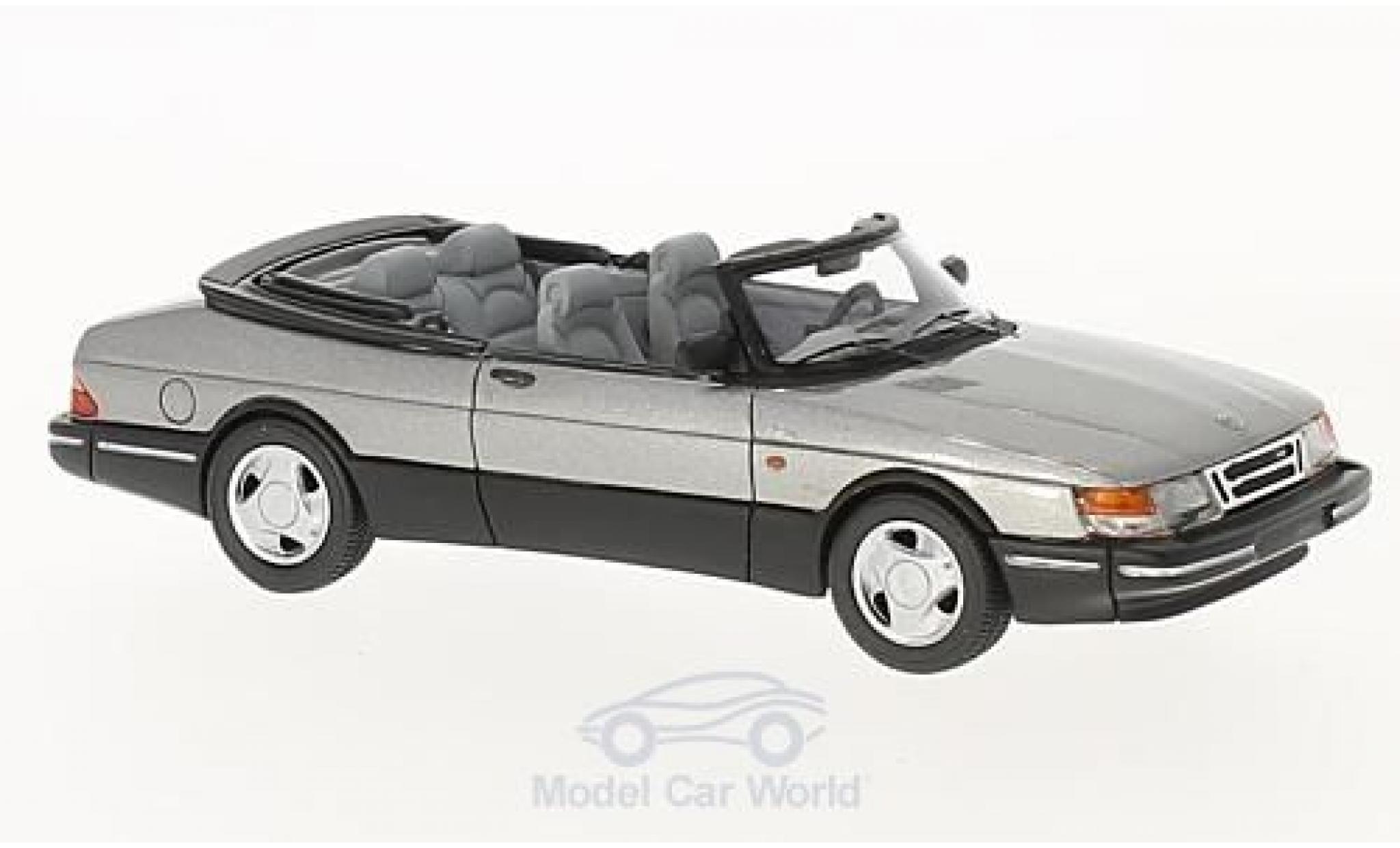 Saab 900 1987 1/43 Neo Convertible metallic grey 1987 diecast model cars