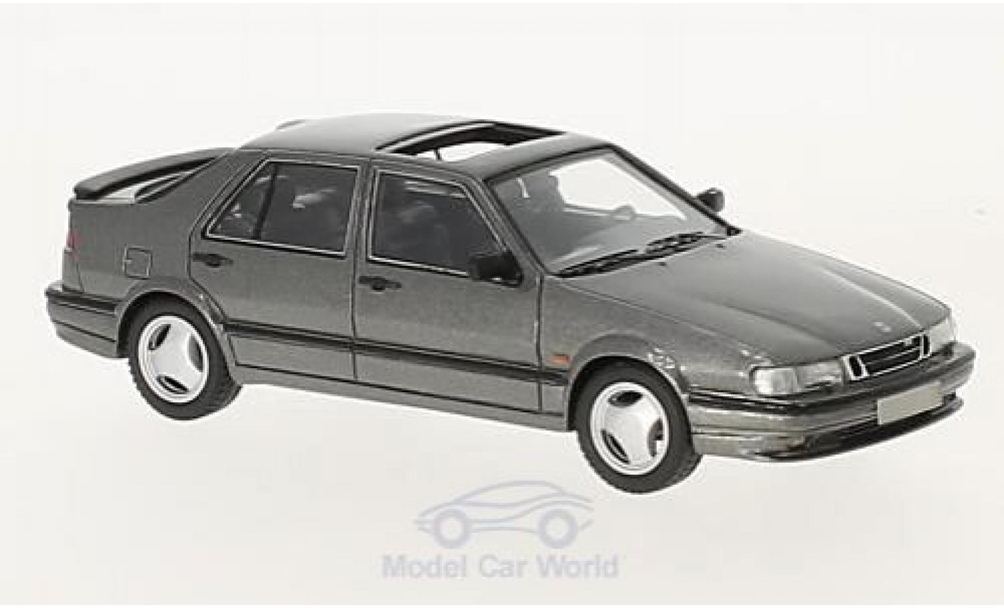 Saab 9000 CS 1/43 Neo CS metallic grey 1995 diecast model cars
