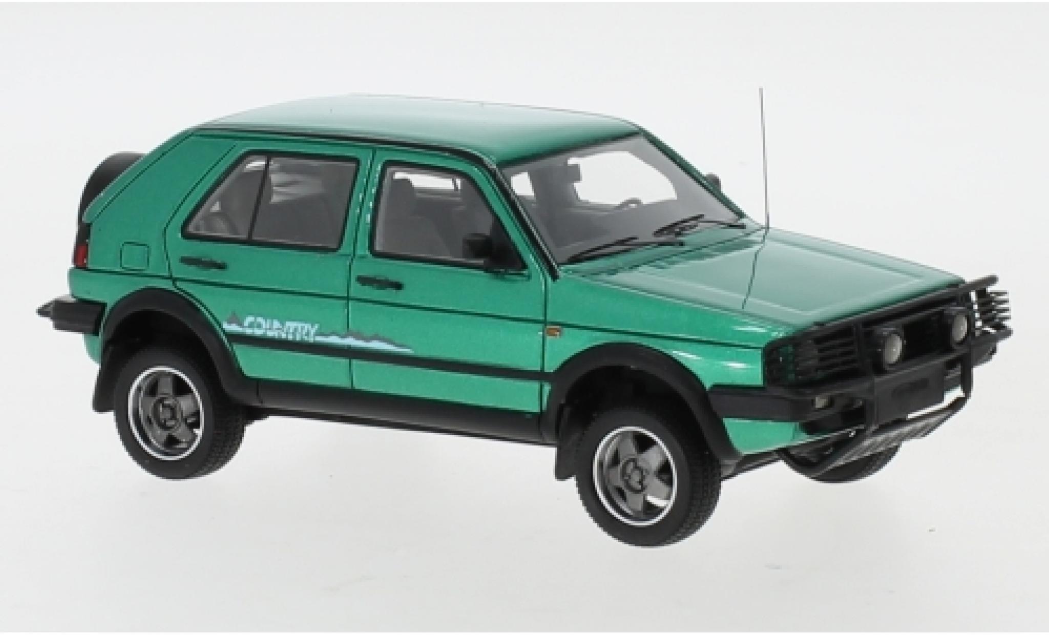 Volkswagen Golf 1/43 Neo II Country metallic green 1990 diecast model cars