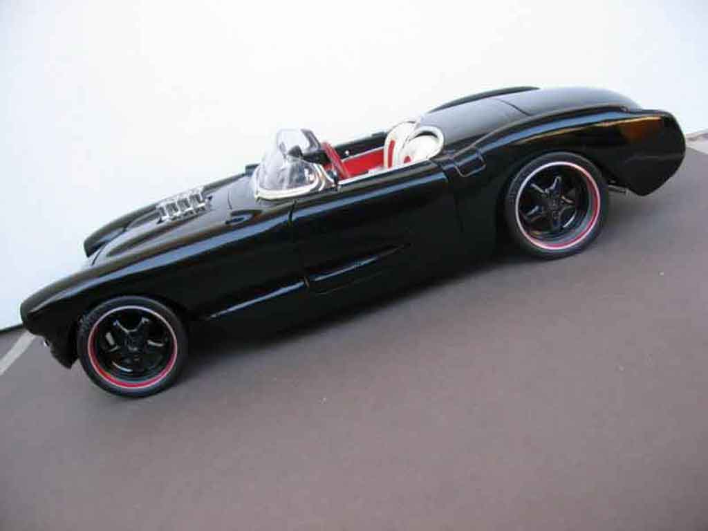 Chevrolet Corvette course C1 chevy v8 drag 1957 1/18 Burago