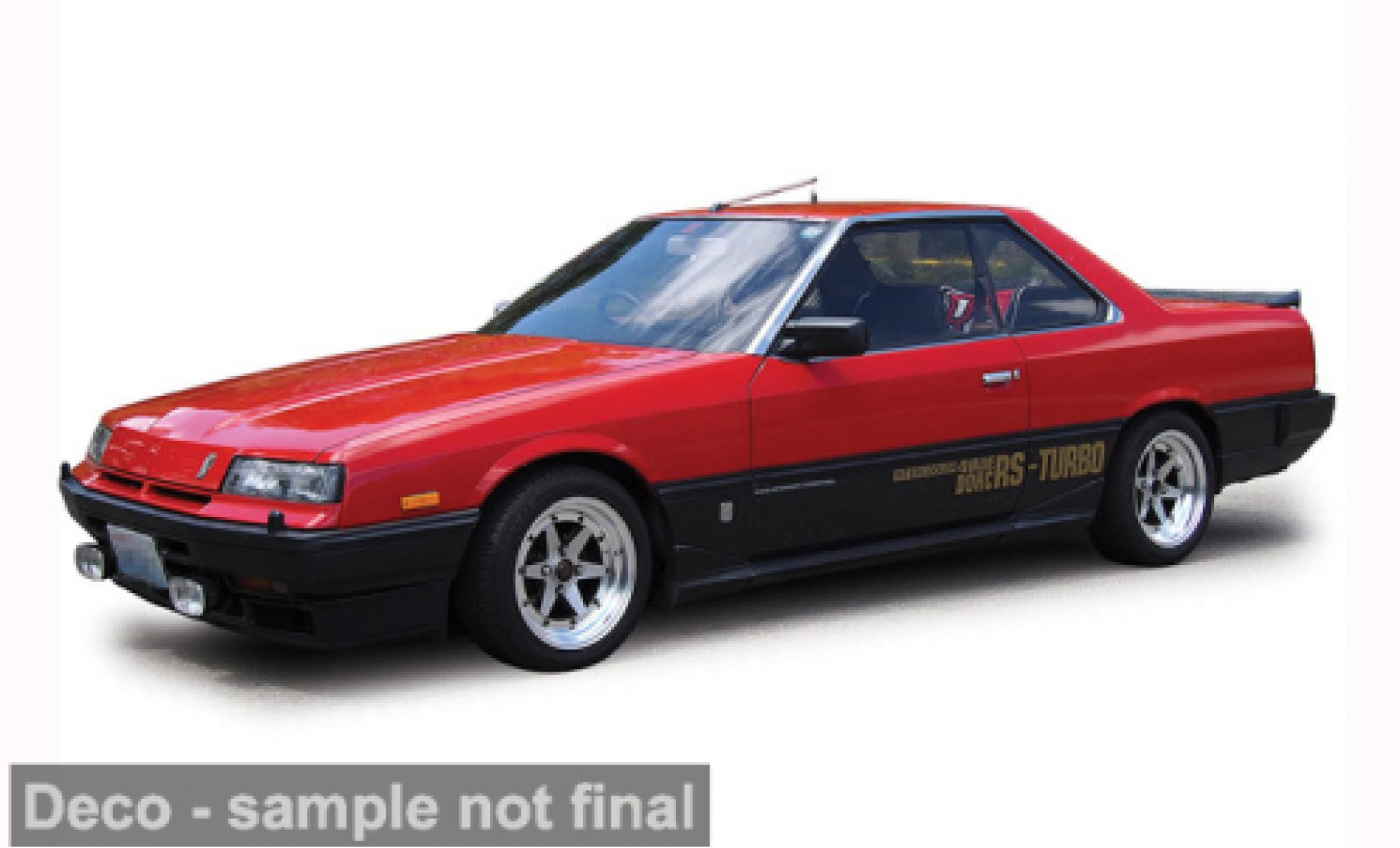 Nissan Skyline 1/64 IXO America 2000 RS-Turbo (R30) red/black 1983 Iron Mask 1:64 diecast model cars