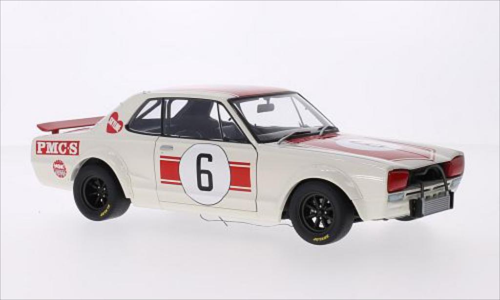 Nissan Skyline 1/18 Autoart GT-R (KPGC10) RHD No.6 GP Japan 1971 diecast model cars